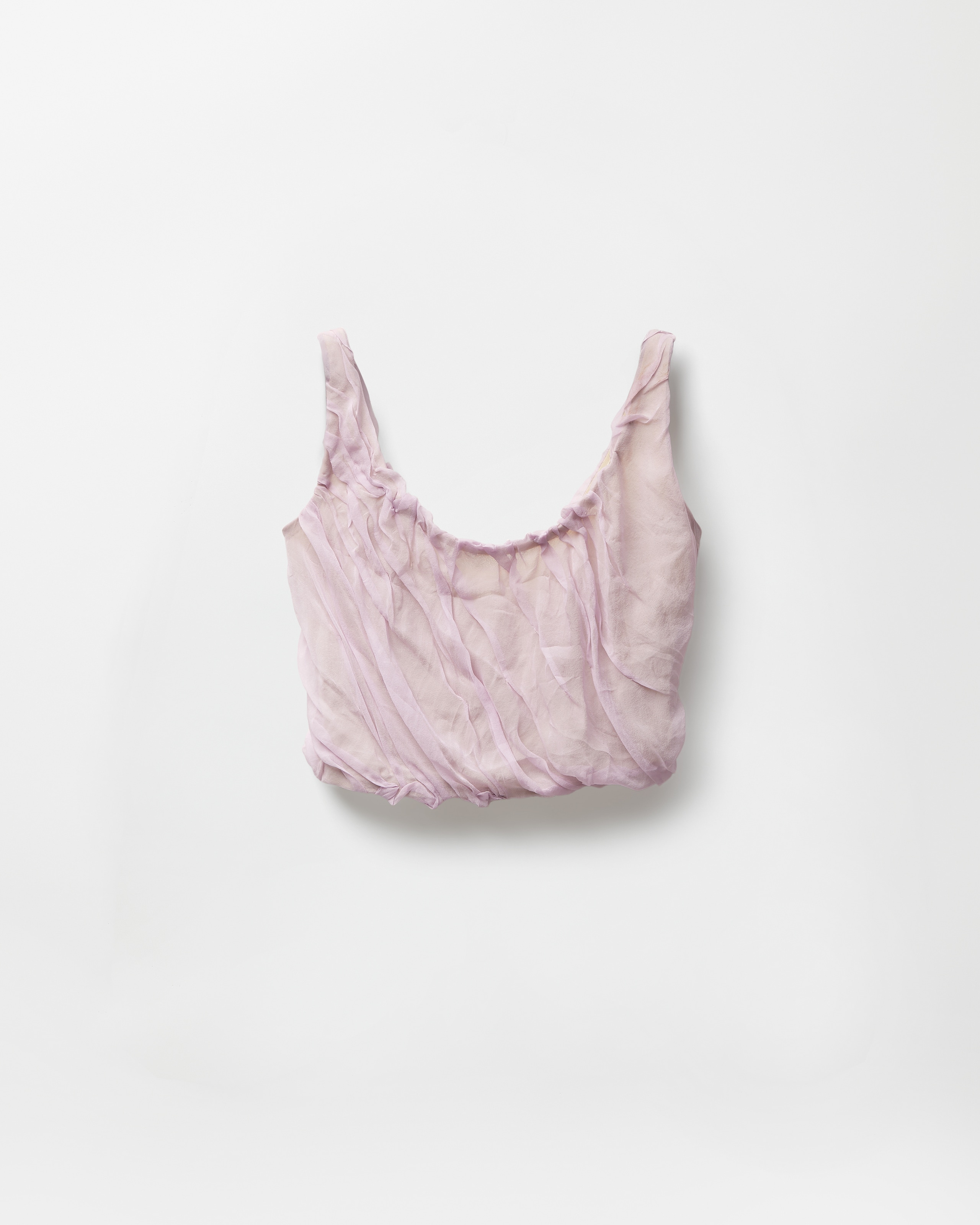 Versace Haut Drapé En Mousseline De Soie In Pink