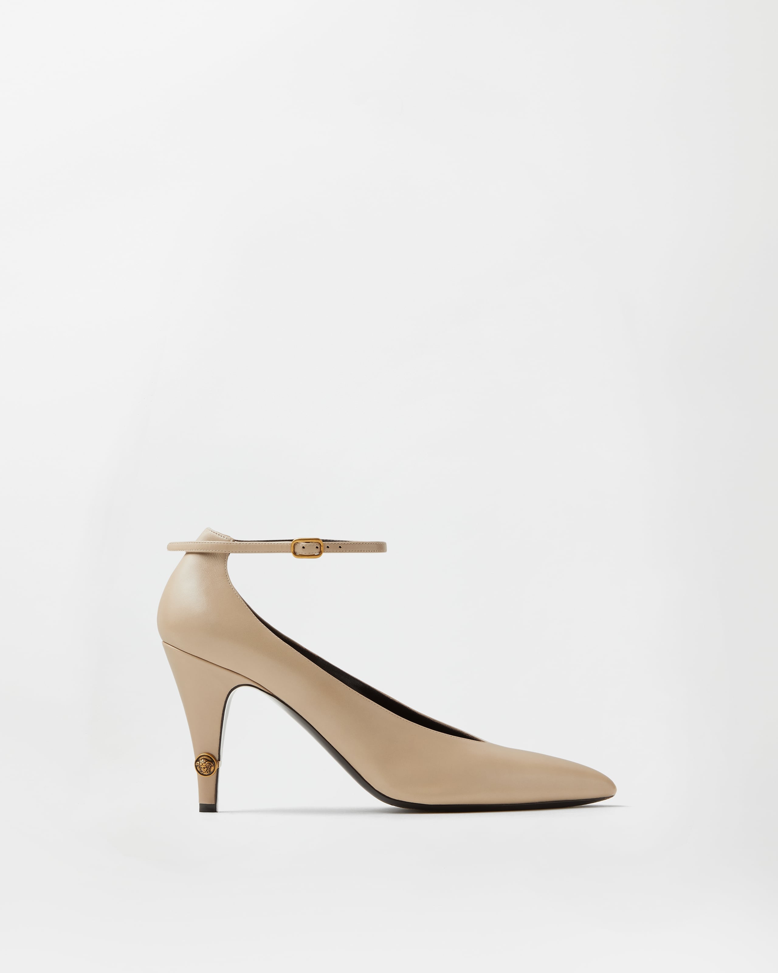 Versace Gianni Leather Pumps 90 Mm In Multi