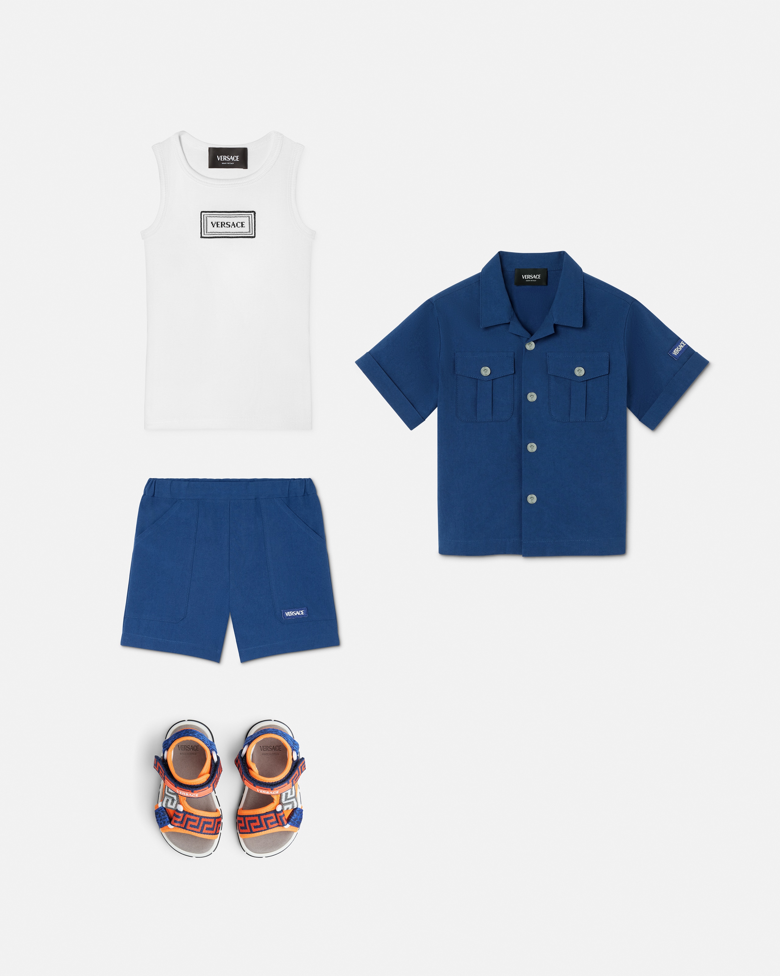 Kids Embroidered Cotton Shirt