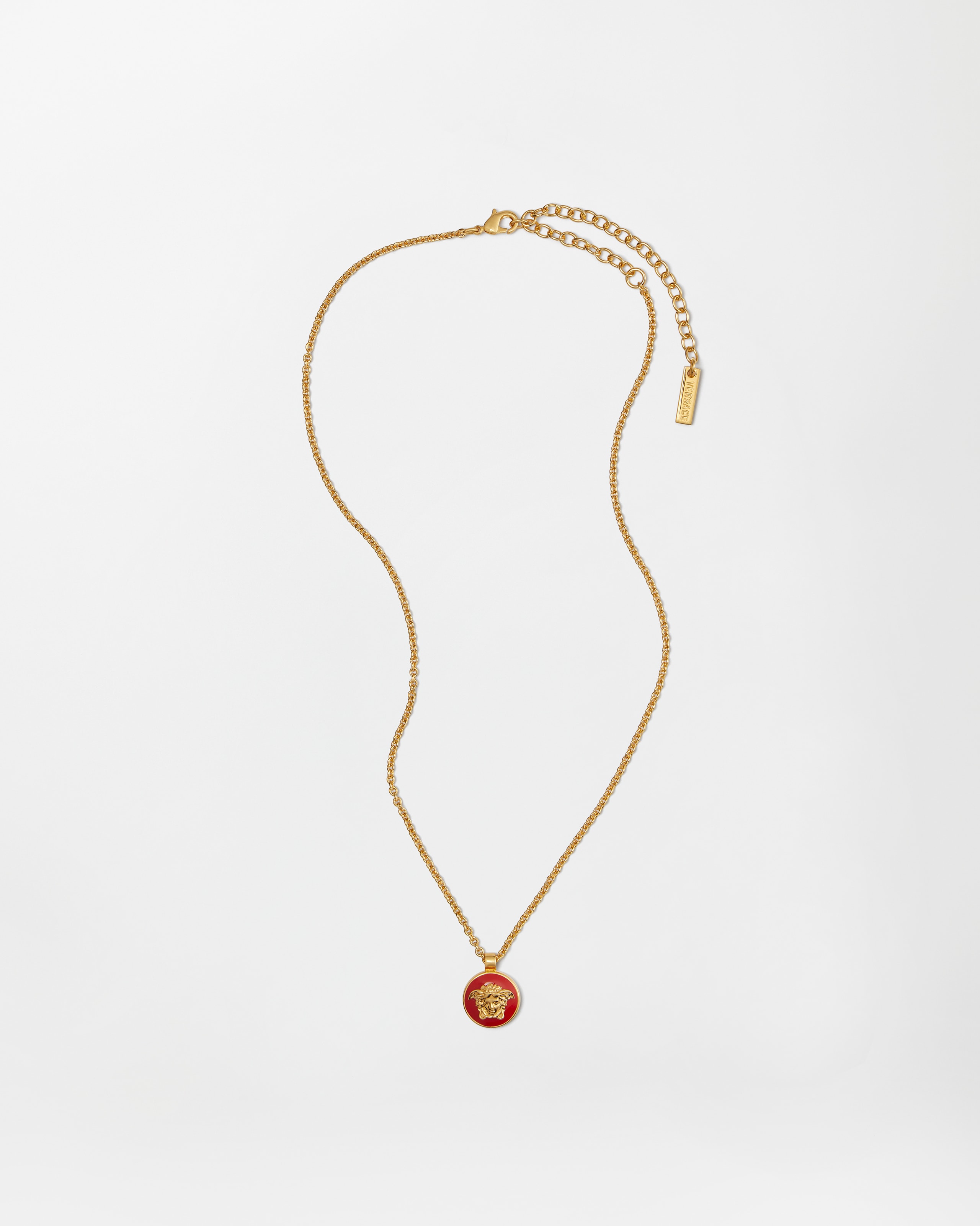 Versace Medusa Necklace In Gold