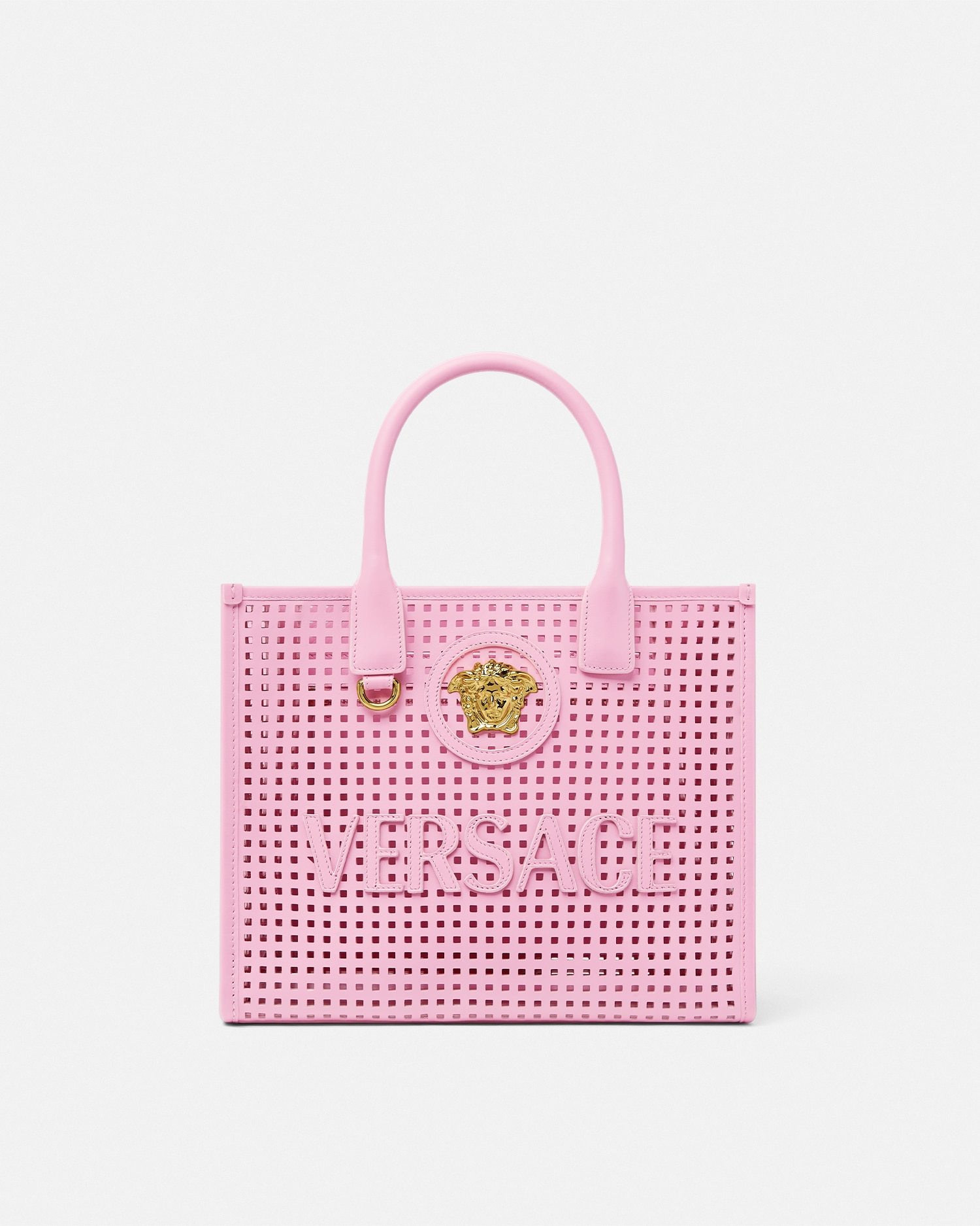 Versace La Medusa Laser-cut Small Tote Bag