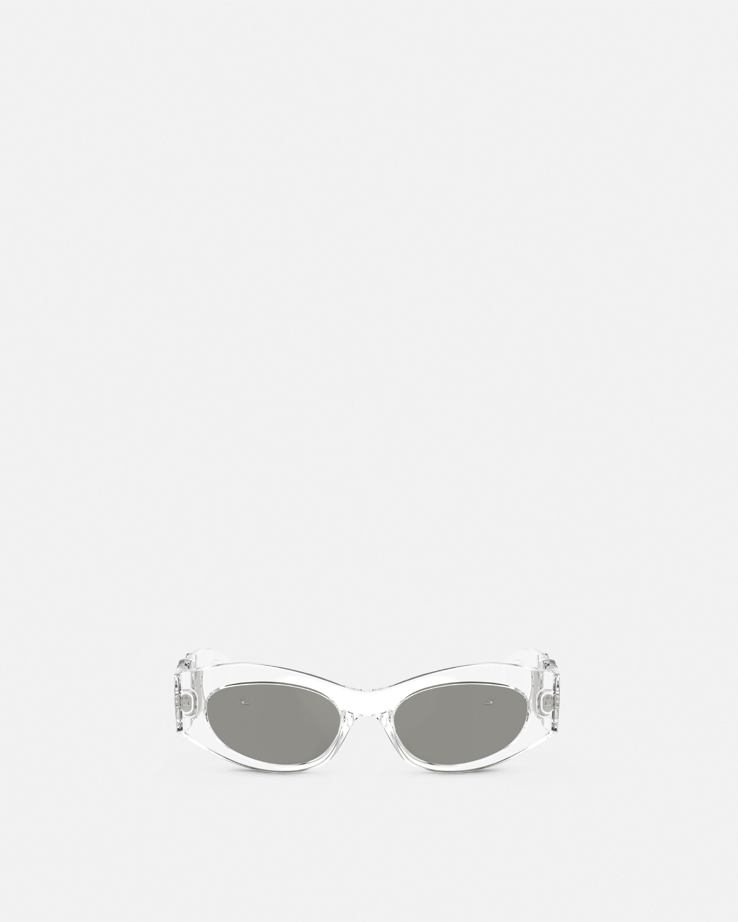 Versace Medusa Biggie Cat-eye Sunglasses In Transparent