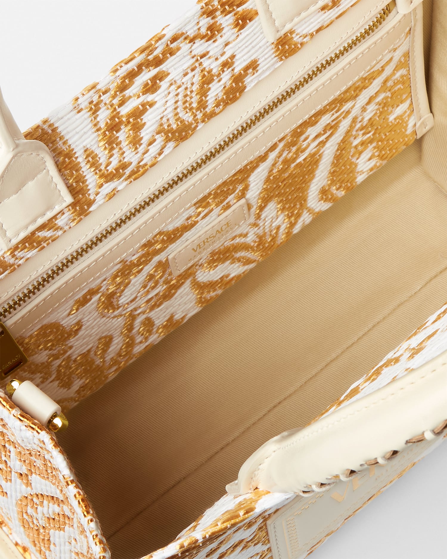 VERSACE アテナ トート　ラフィア 90_1011564-