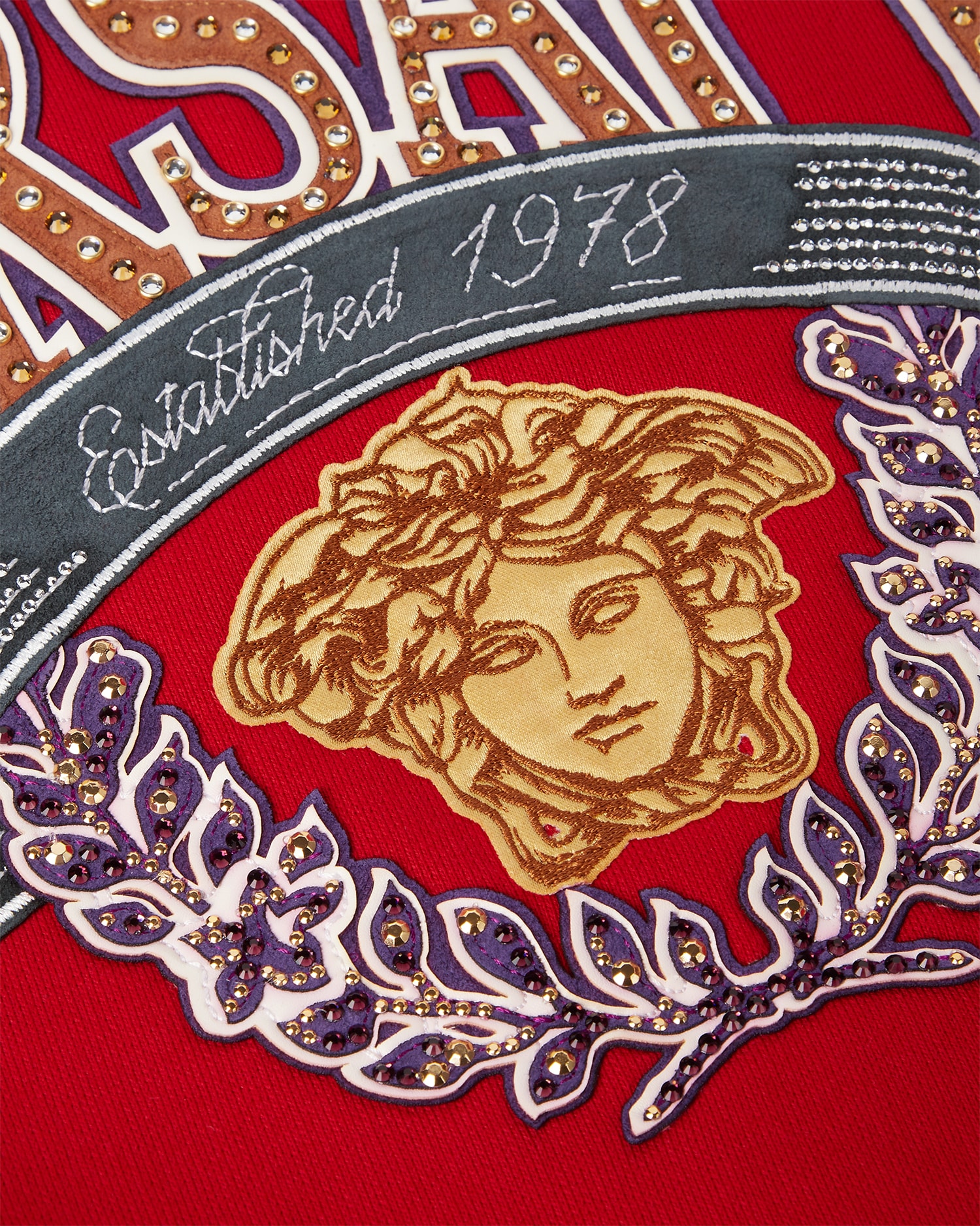 Crystal Medusa Varsity Sweatshirt