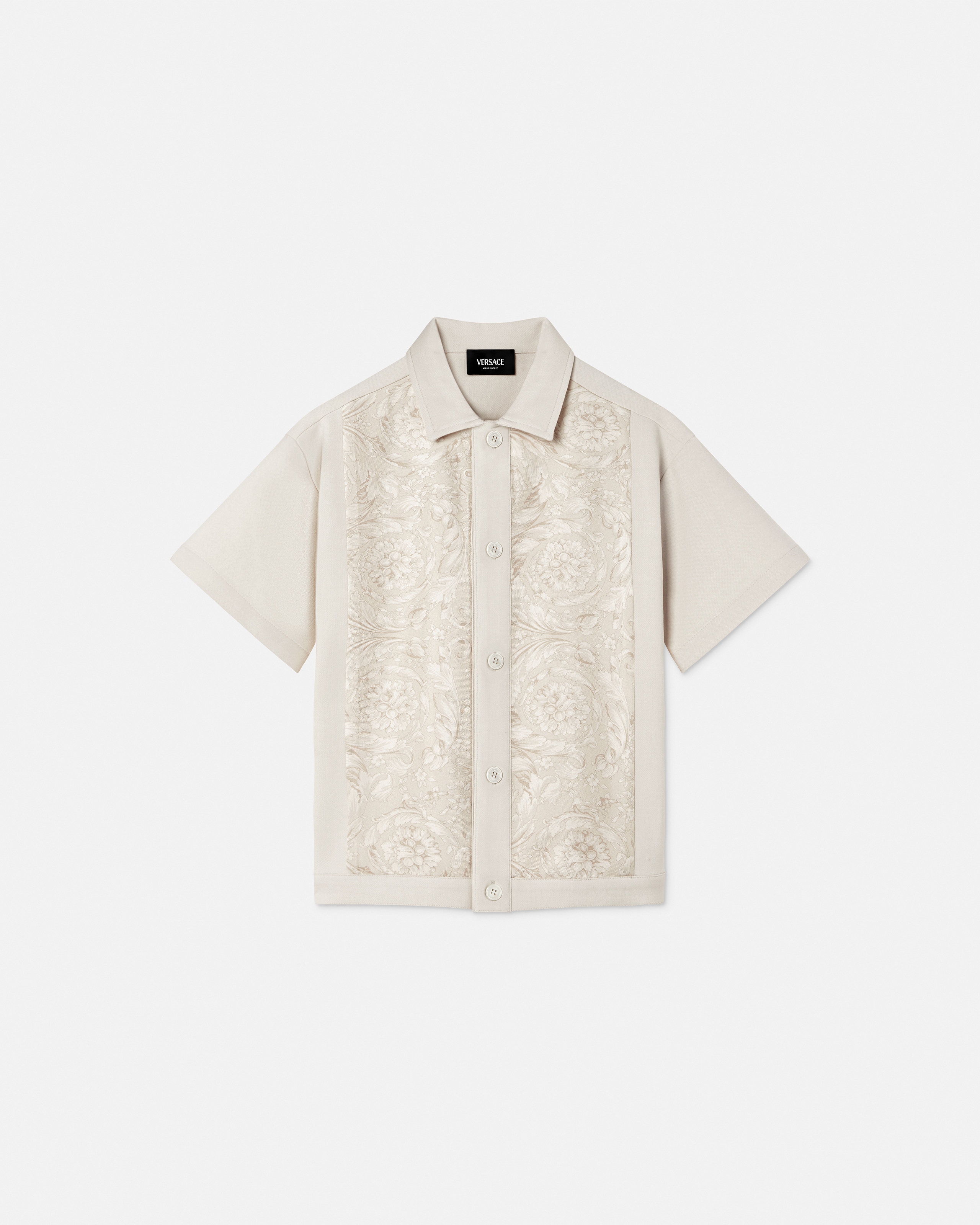 Barocco Paneled Kids Shirt
