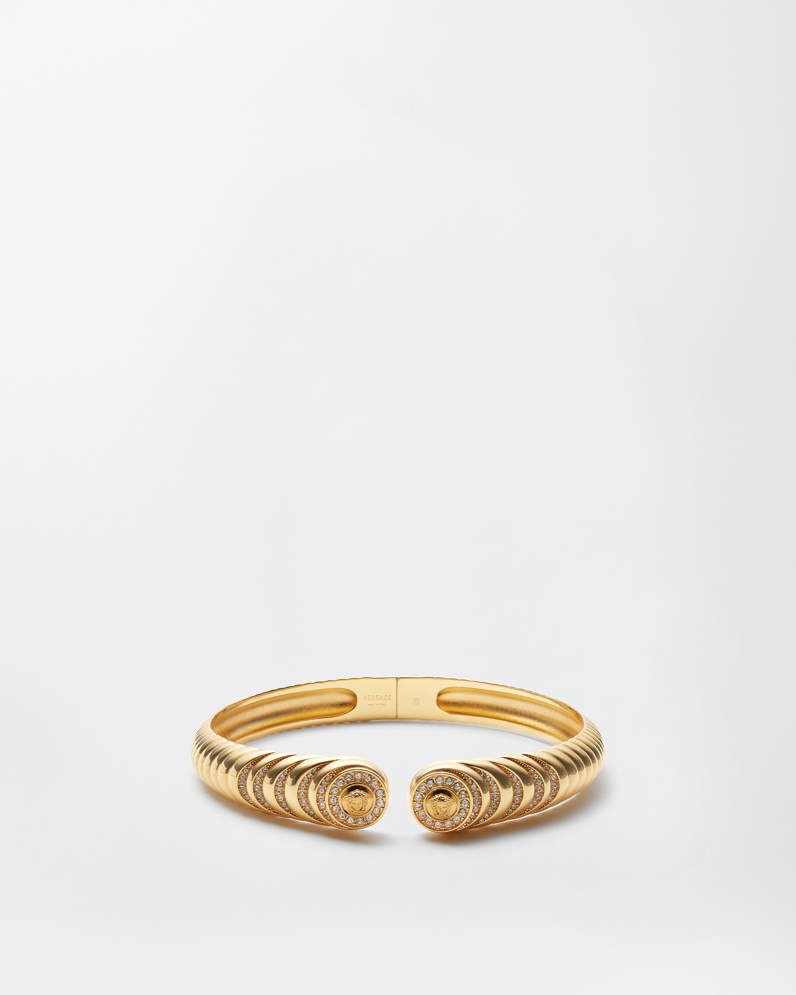 Versace Bright Medusa Crystal Choker In Gold