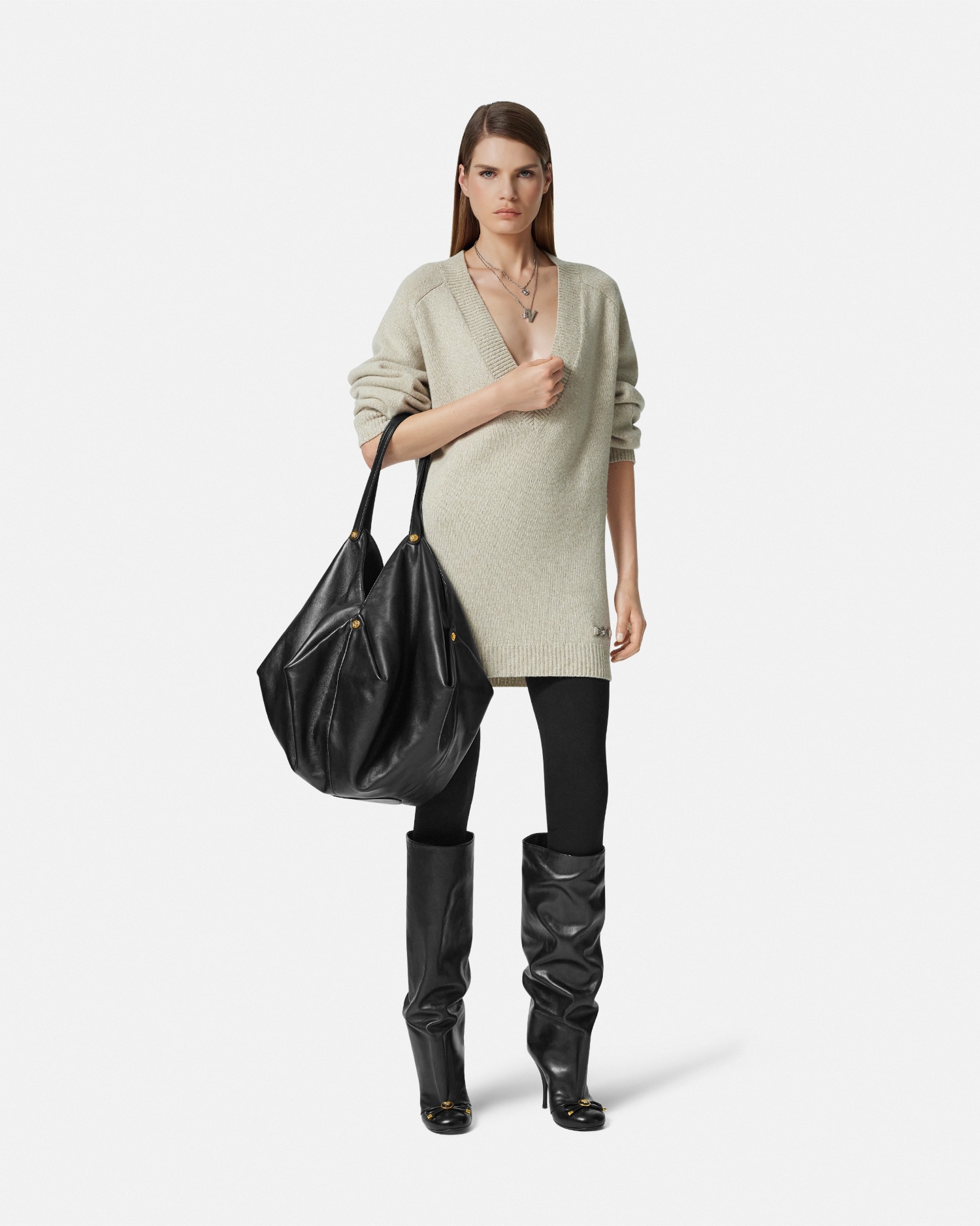 Protea Large Nappa Shoulder Bag