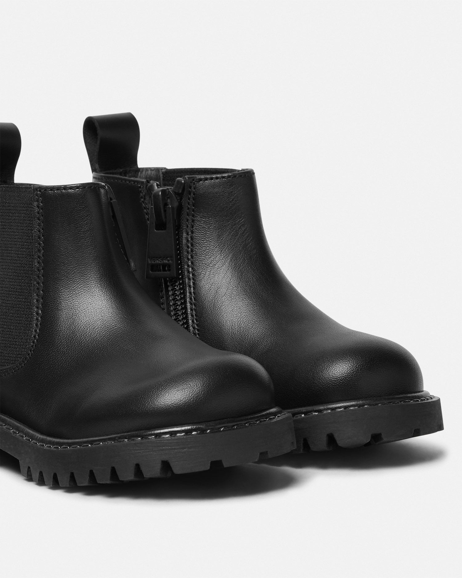 La Medusa Leather Baby Ankle Boots