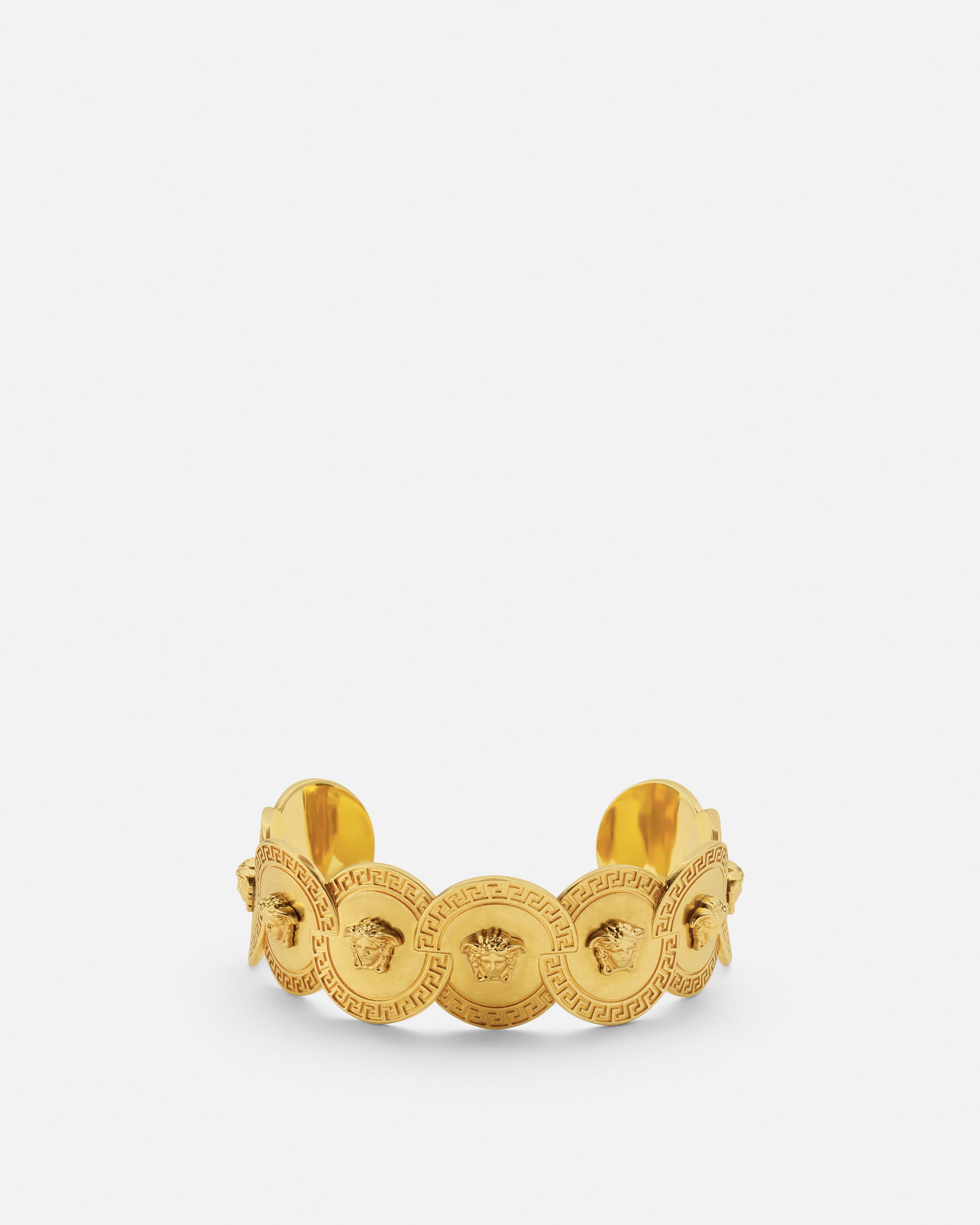 Versace Tribute Cuff Bracelet In Gold