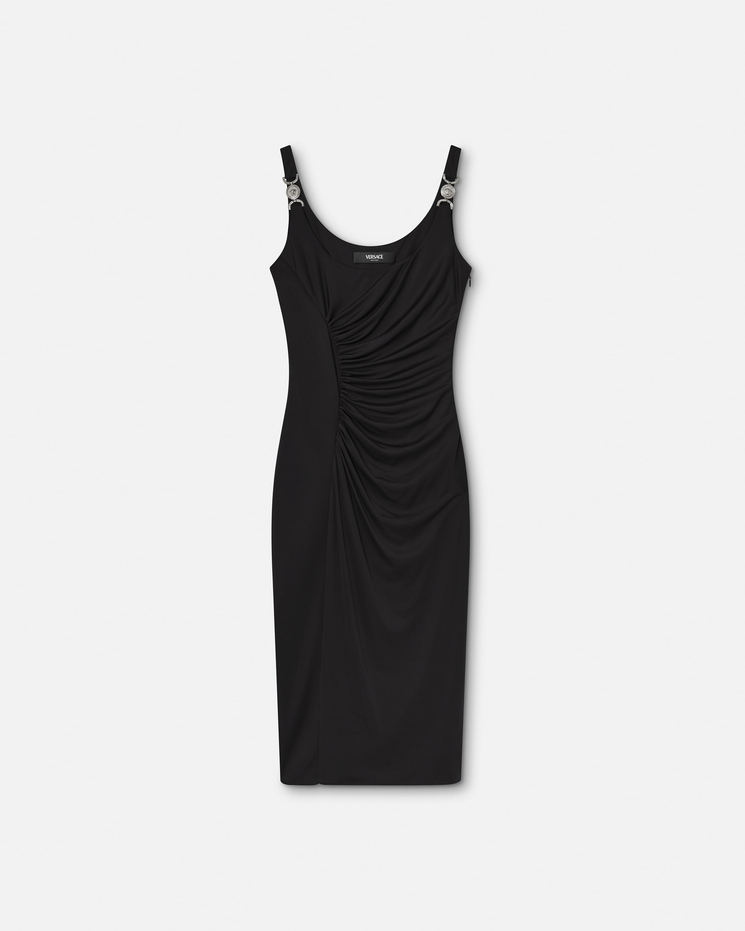 Stretch Crêpe Jersey Midi Dress
