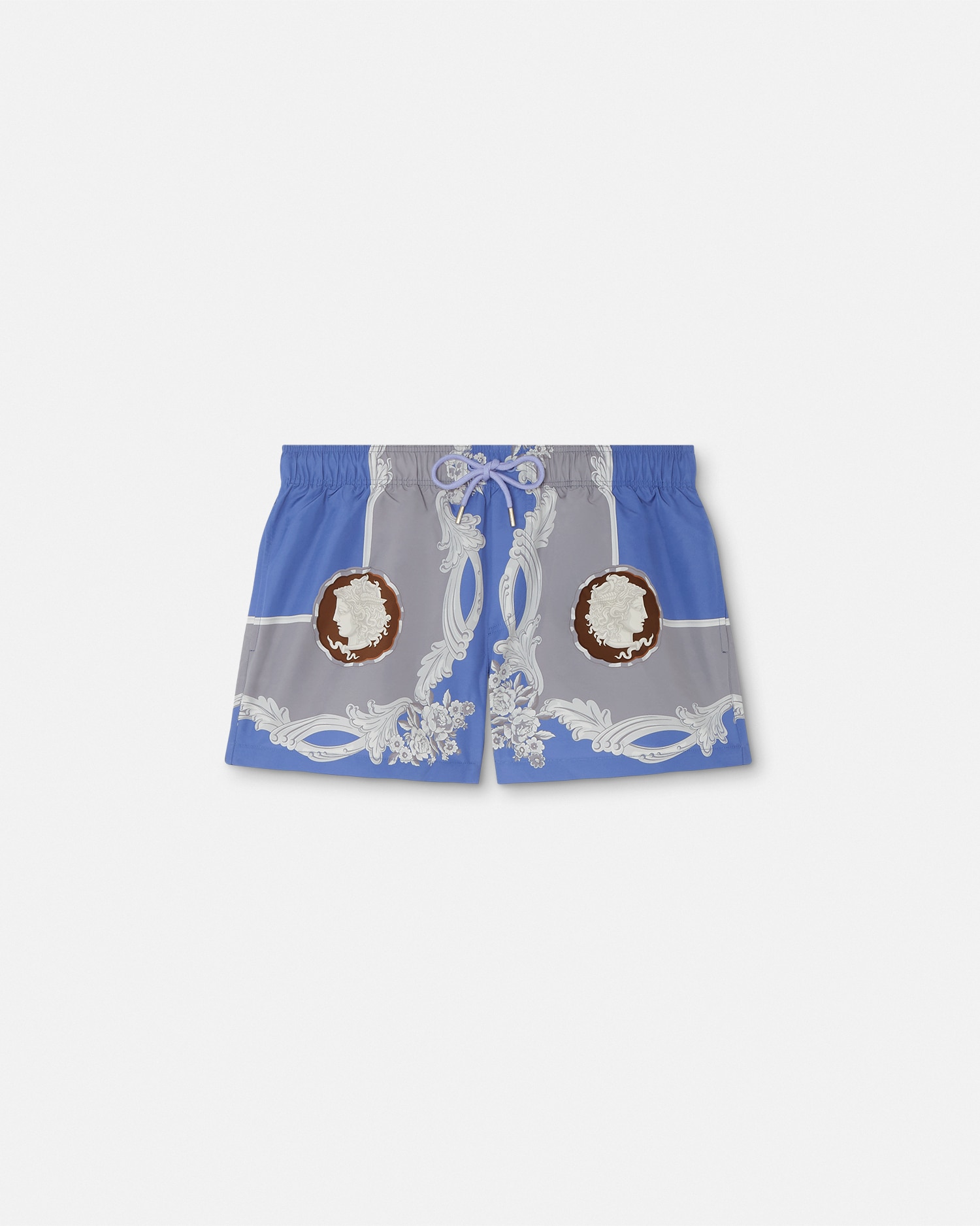 Versace Cameo Swim Boardshorts In Imprimer