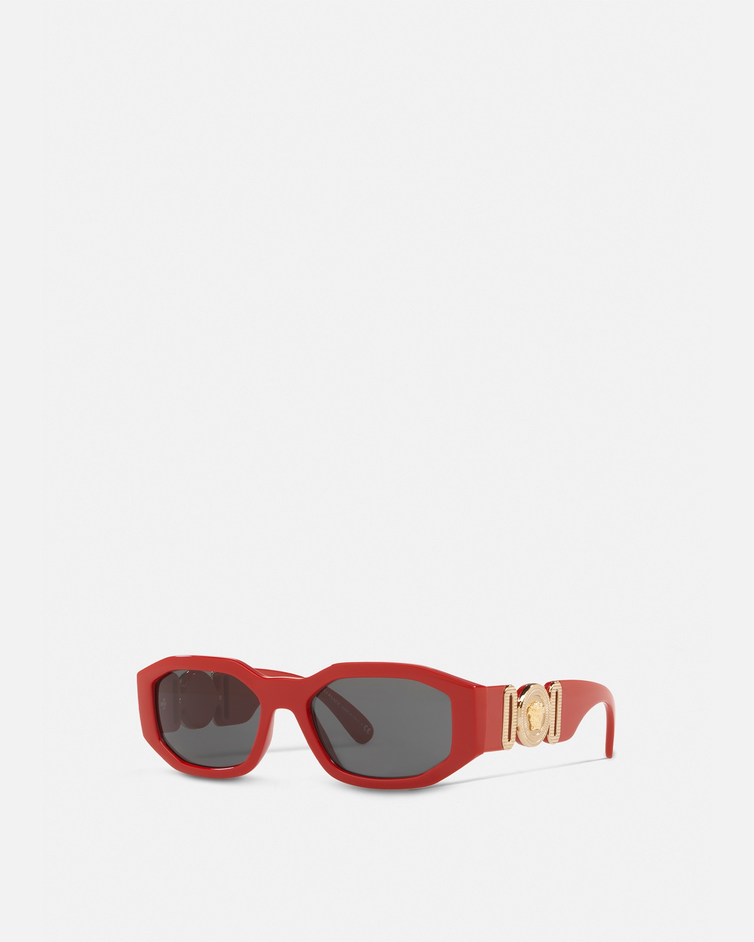 Shop Versace Medusa Biggie Sunglasses In Red