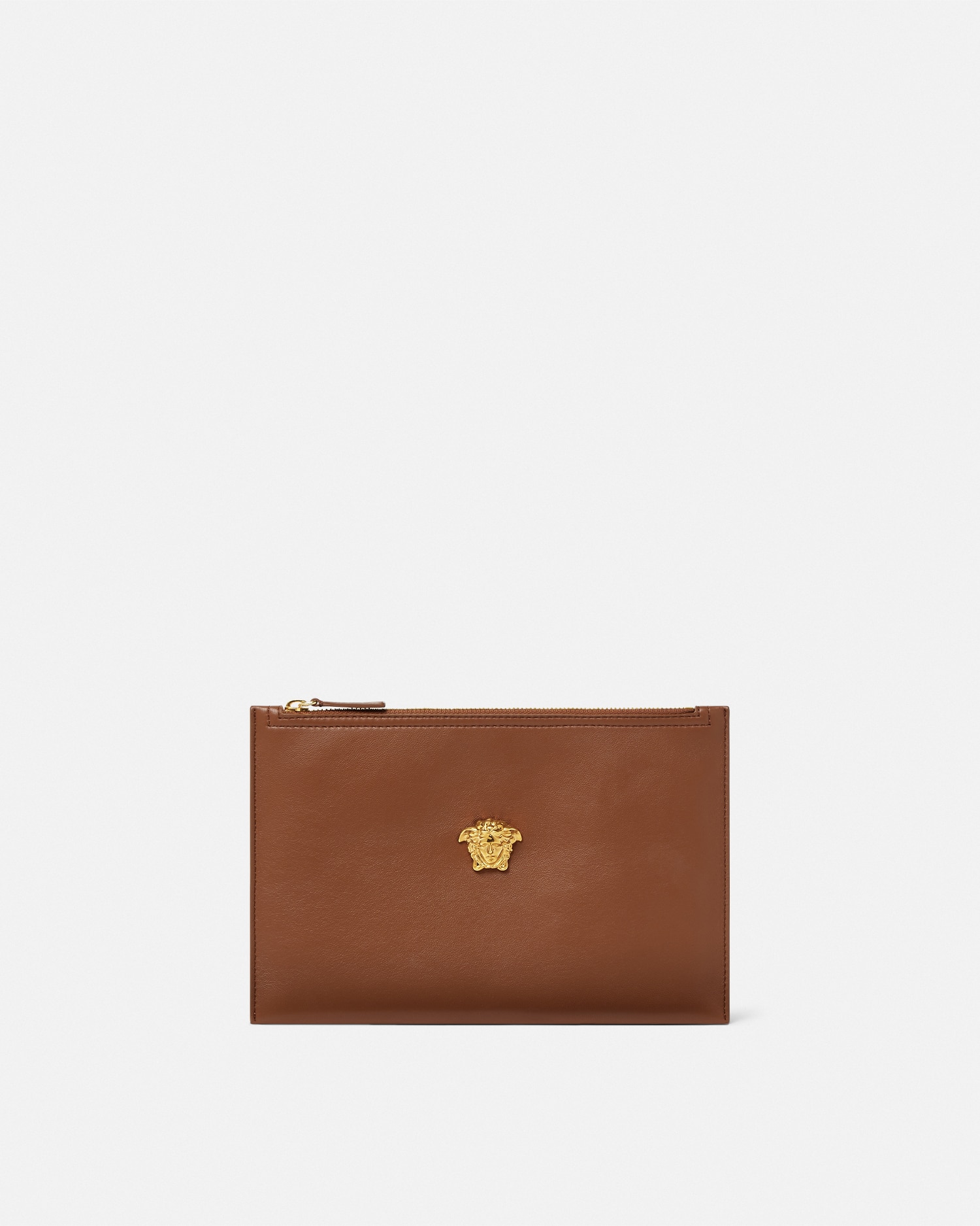 Versace La Medusa Pouch In Brun