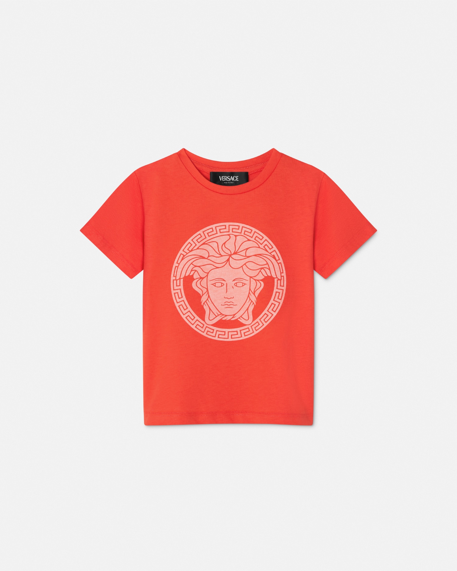 Versace Medusa Kids T-shirt In Orange