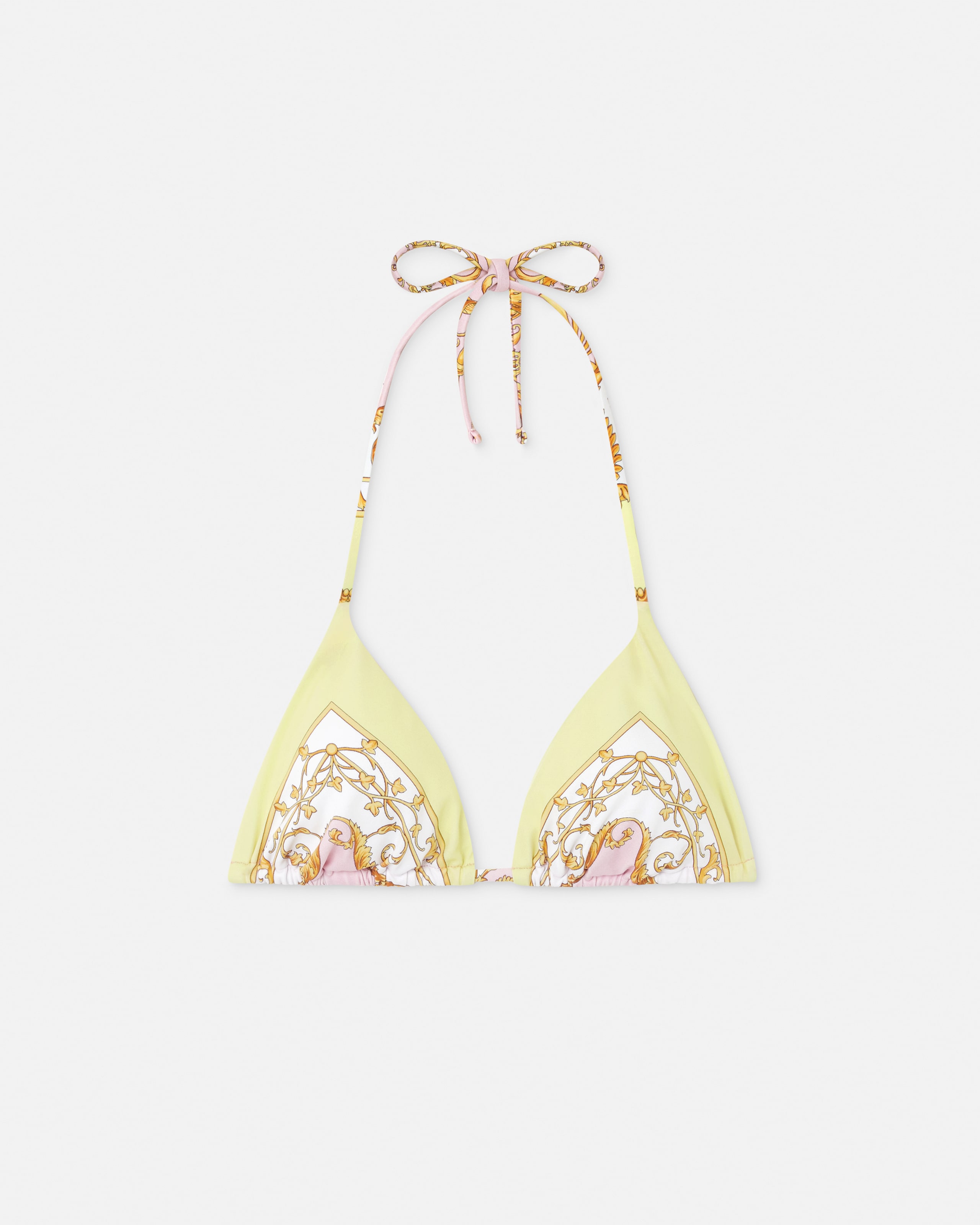 Printed Triangle Bikini Top