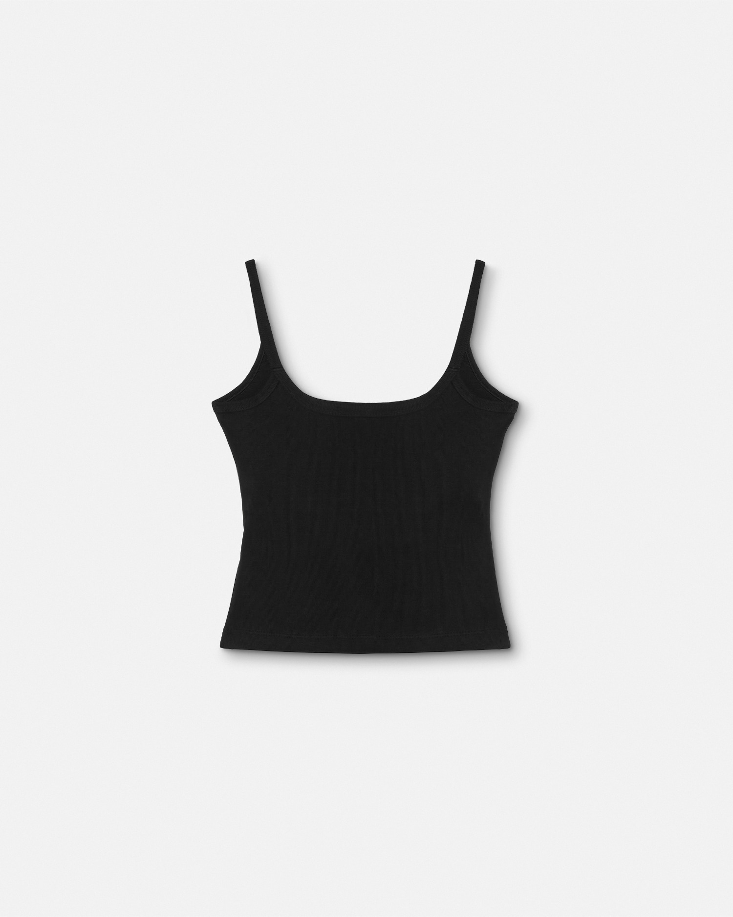 Logo Ribbed Tank Top