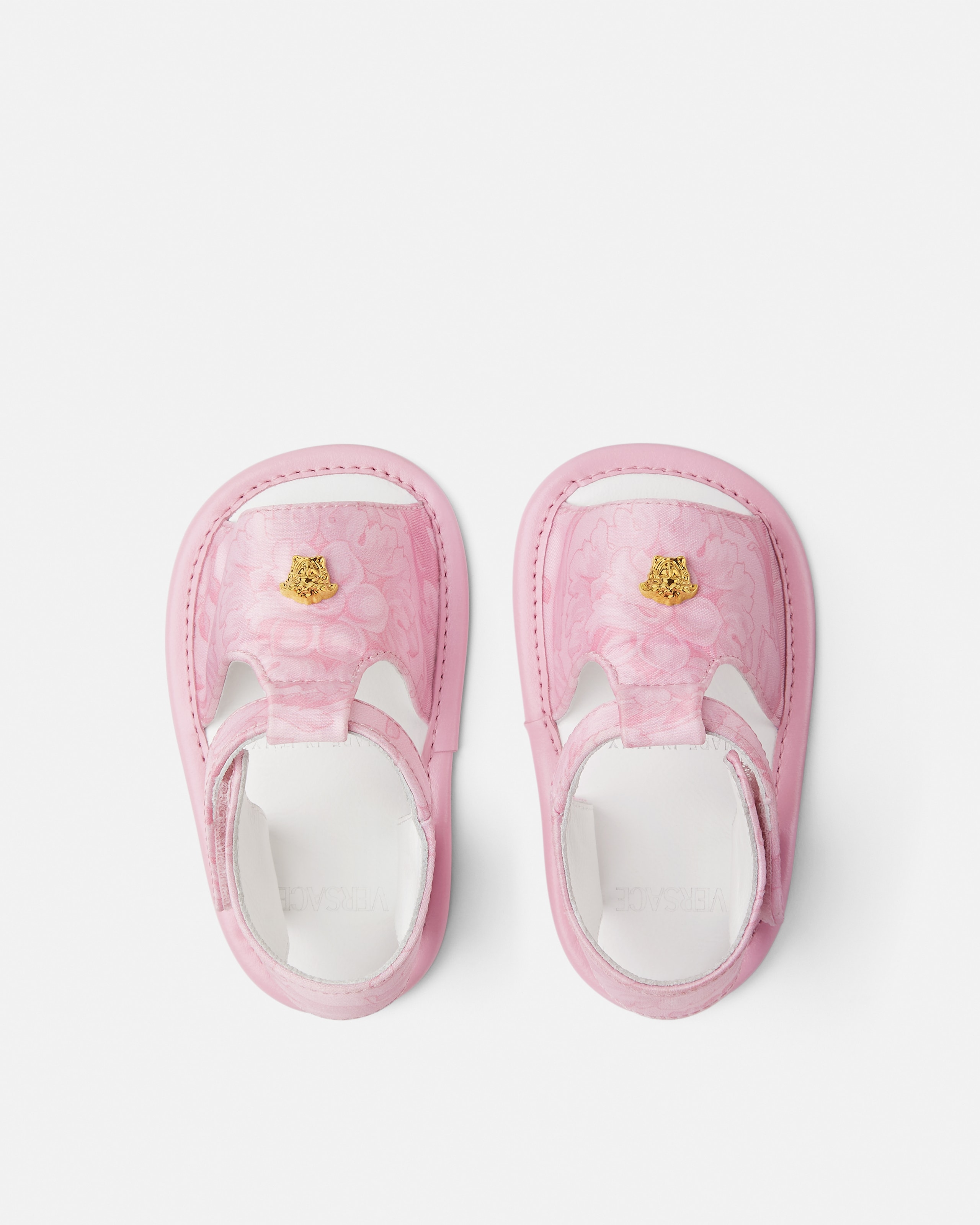 Baby Printed Satin Sandals