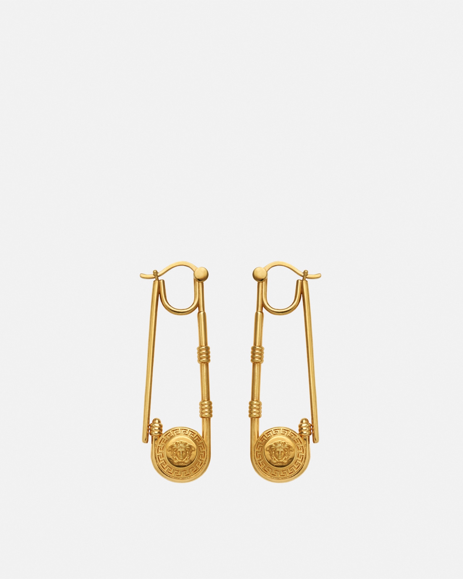 Versace Safety Pin Earrings