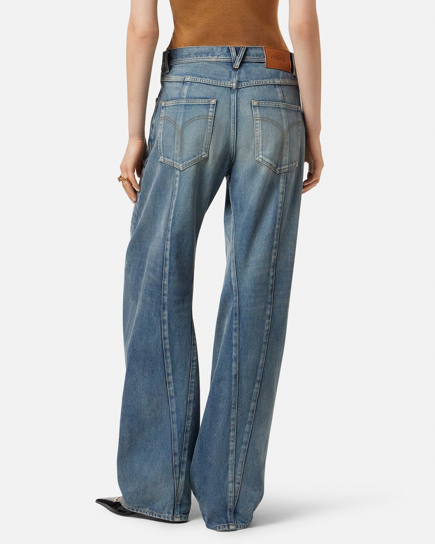 Made Japan Baggy Twisted Jeans