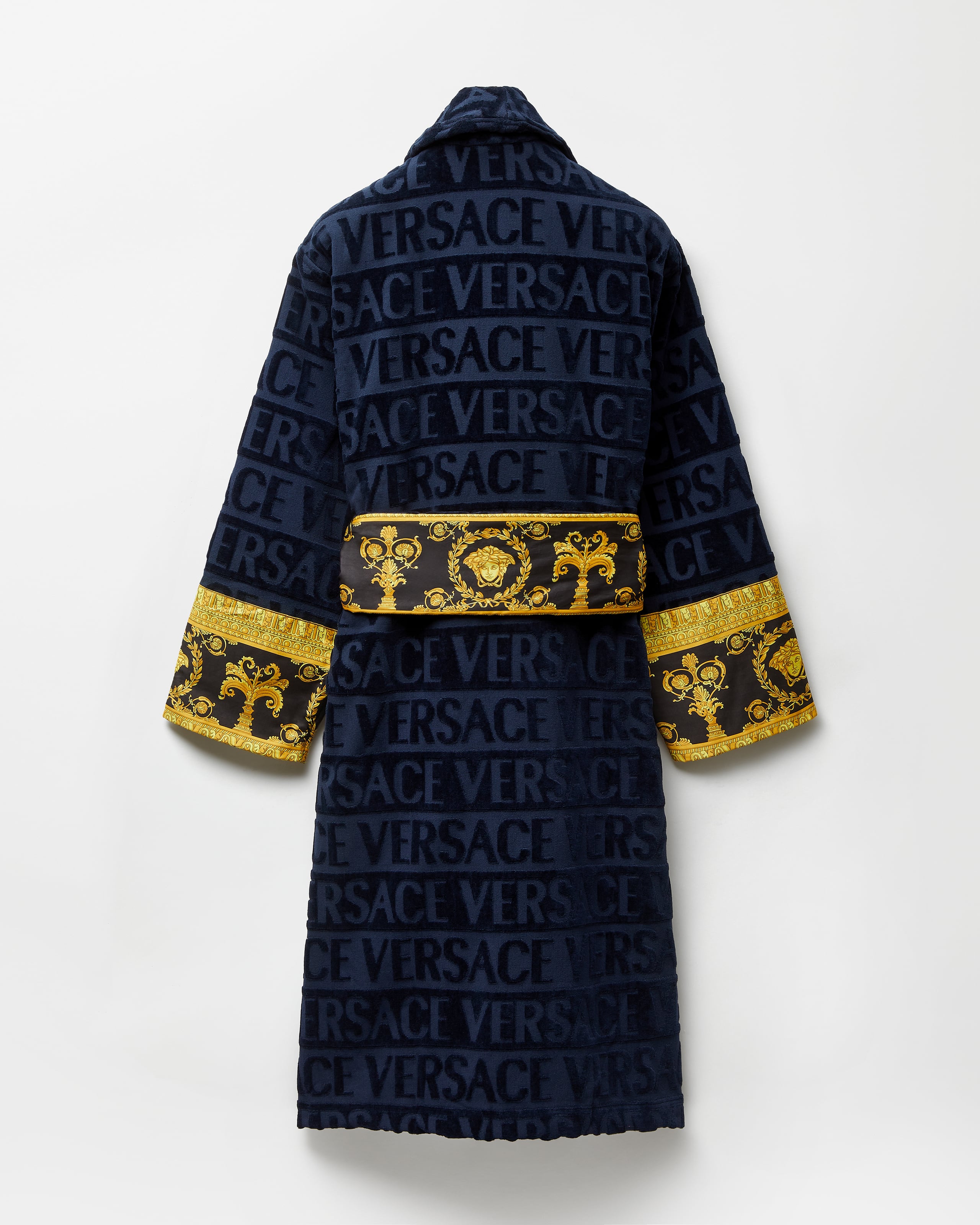 slim fit dress slacks VERSACE JEANS COUTURE Women's long black dress with Wave Couture patte –  Pavidas