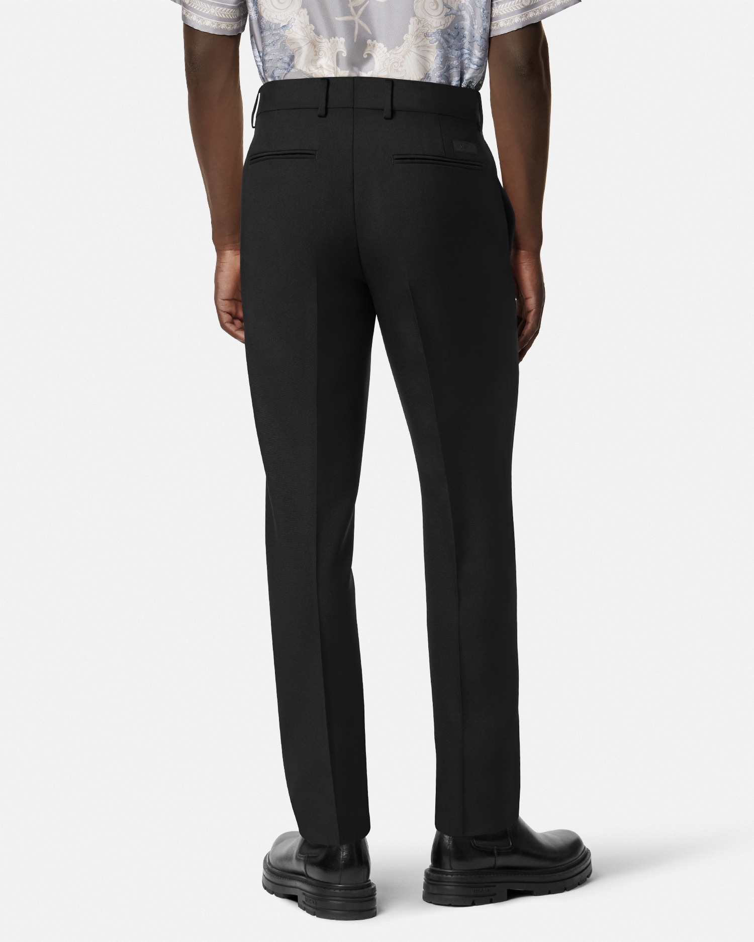Mohair-Blend Formal Pants