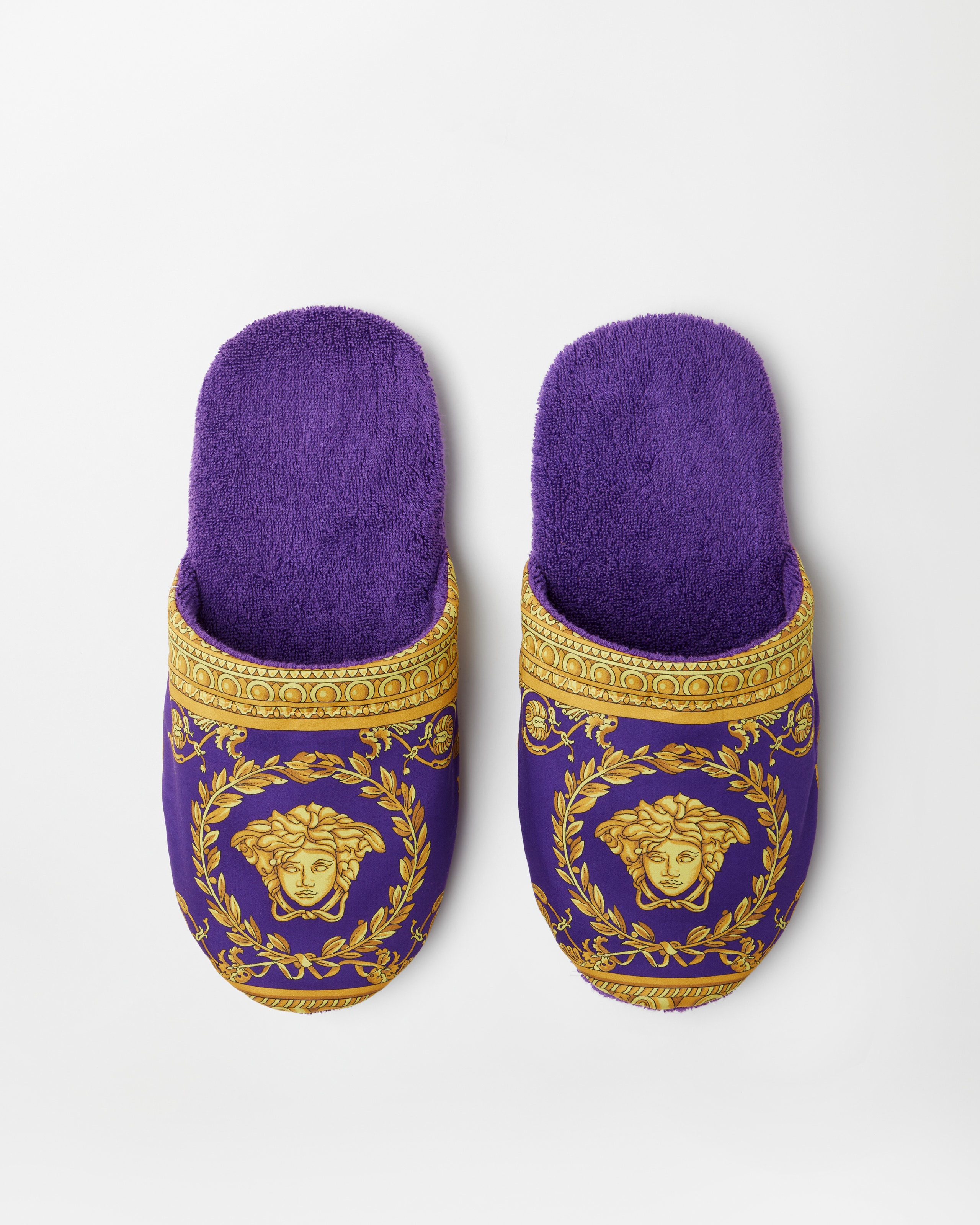 Versace Chaussons I ♡ Baroque In Purple