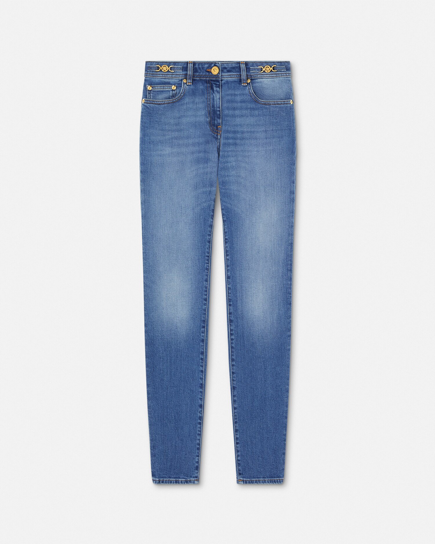 Versace Skinny Jeans In Blue