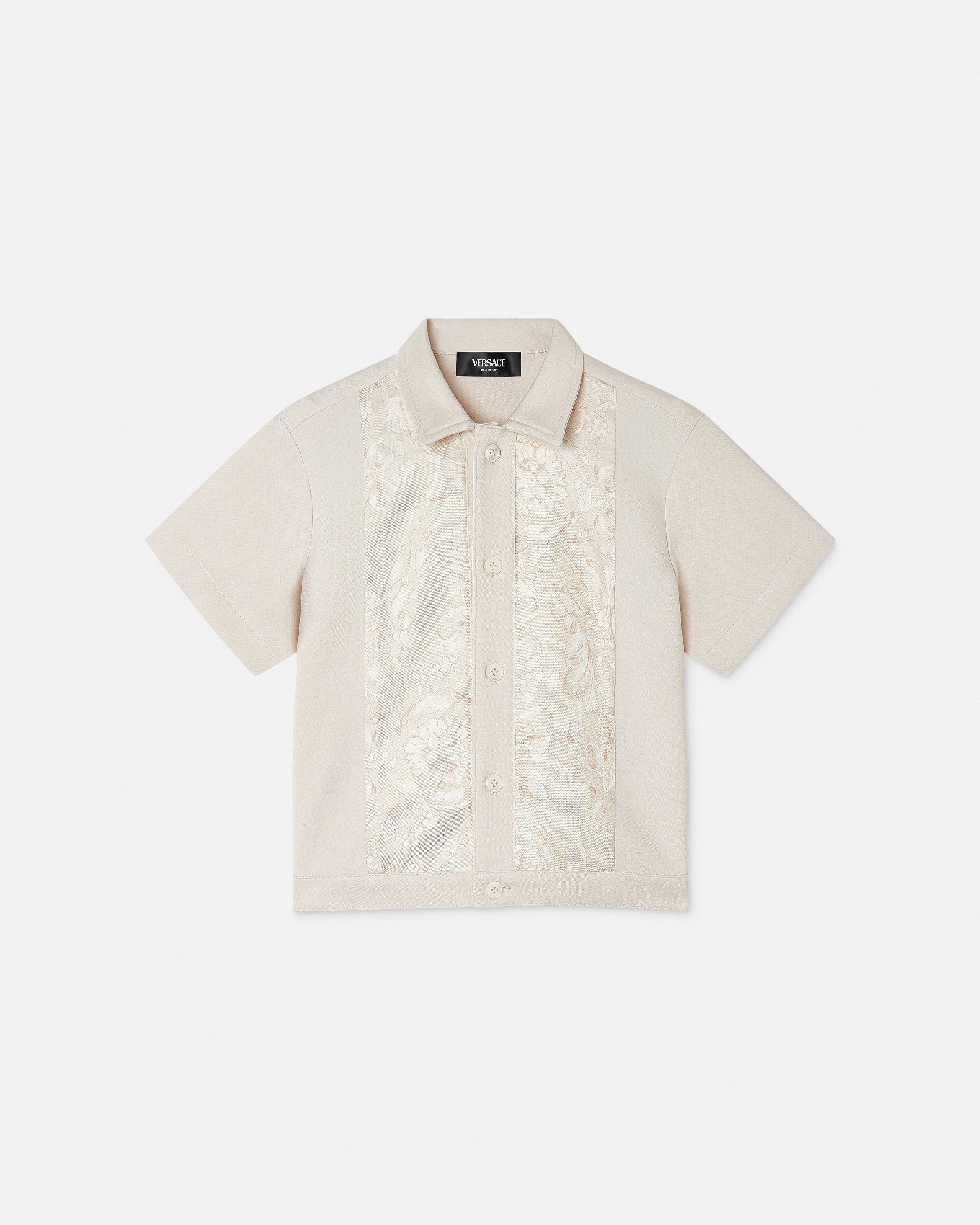 Barocco Kids Paneled Shirt
