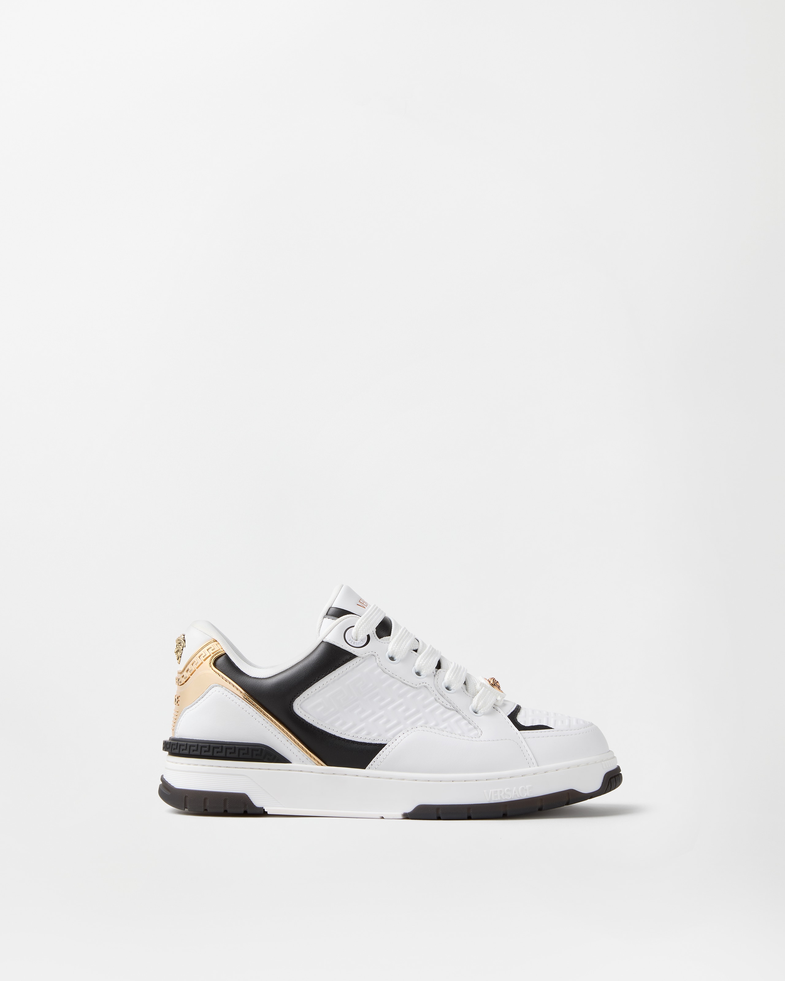 Versace Biggie Basket Baskets In Blanc+noir