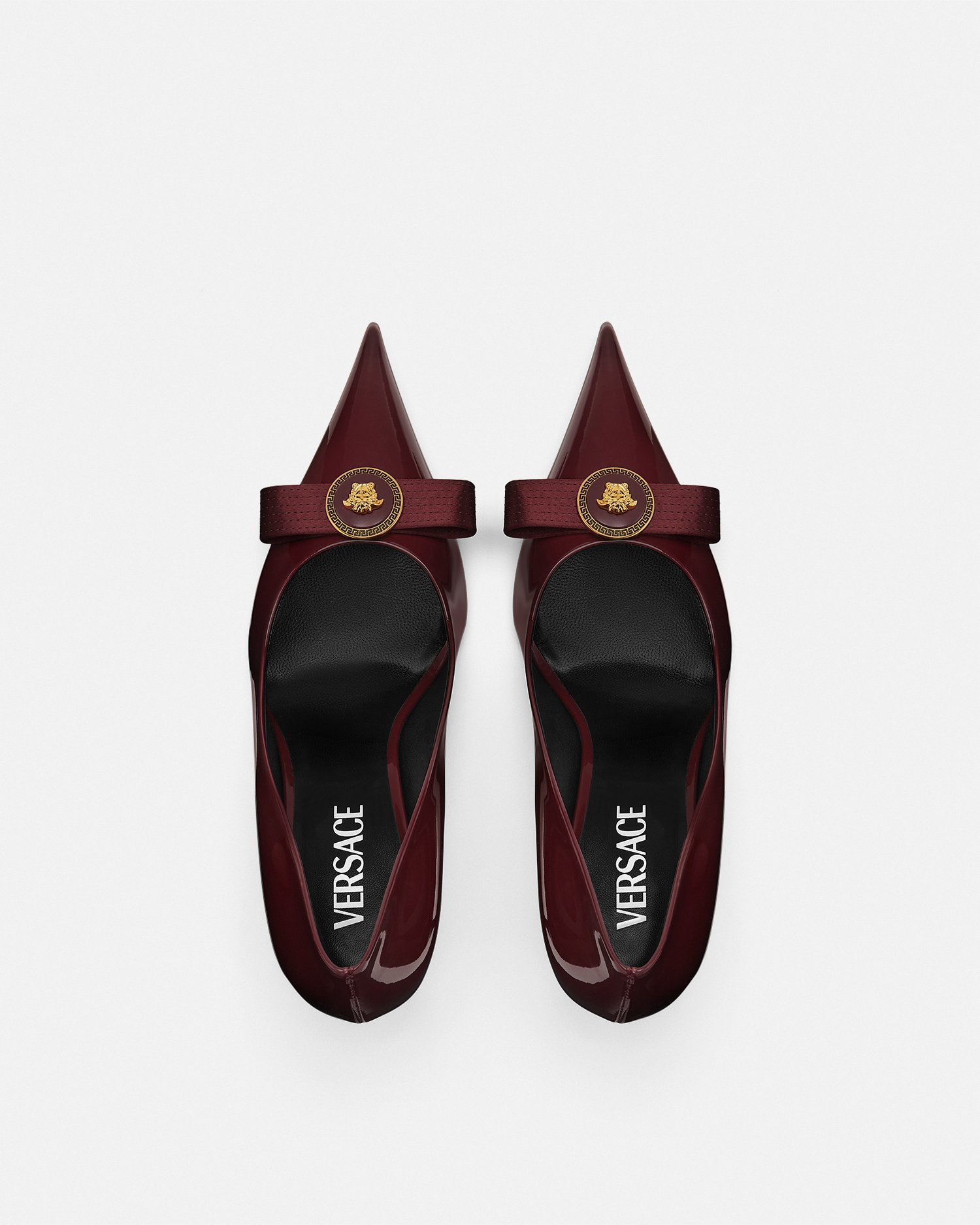Gianni Ribbon Pumps and Flats | VERSACE US Gianni Ribbon Pumps and Flats | VERSACE US