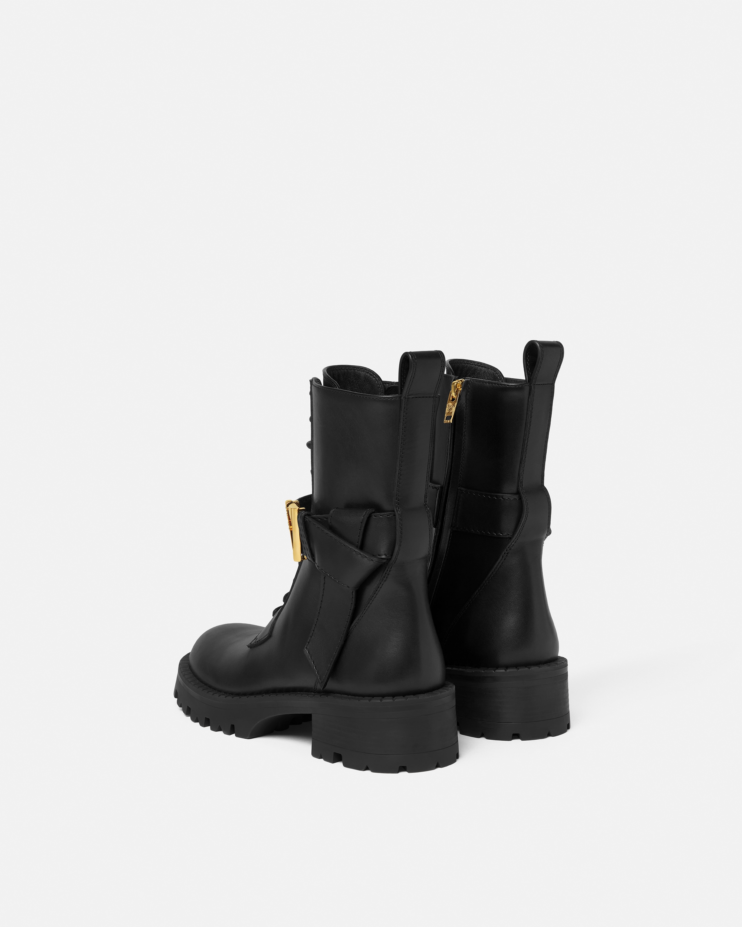 V Leather Boots 45 mm