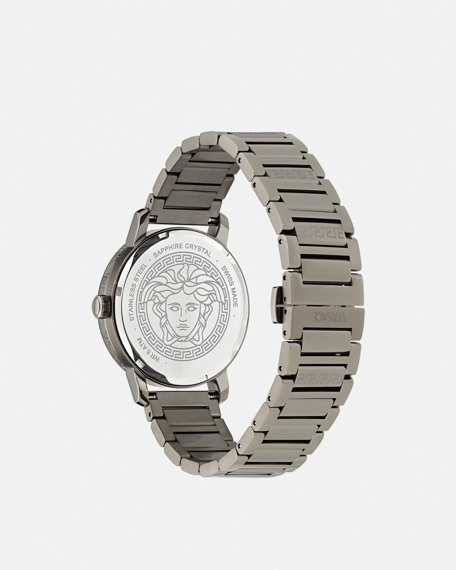 Versace V-helix Bracelet Watch In Gray
