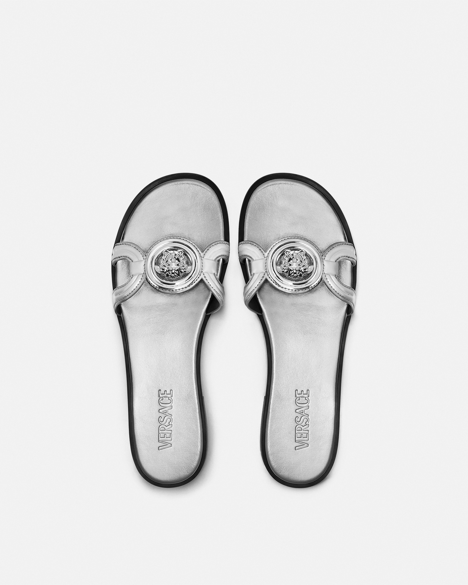 Medusa '95 Metallic Flat Sandals