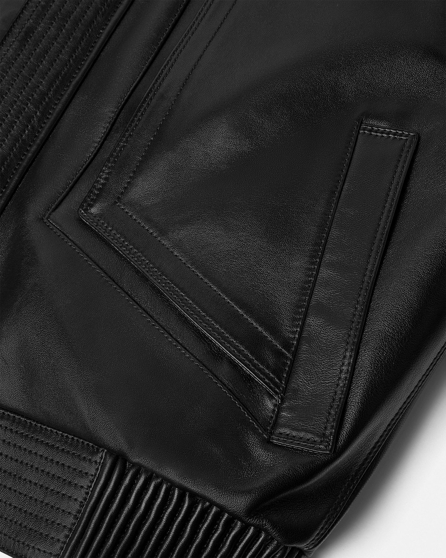 Plongé Leather Blouson Jacket