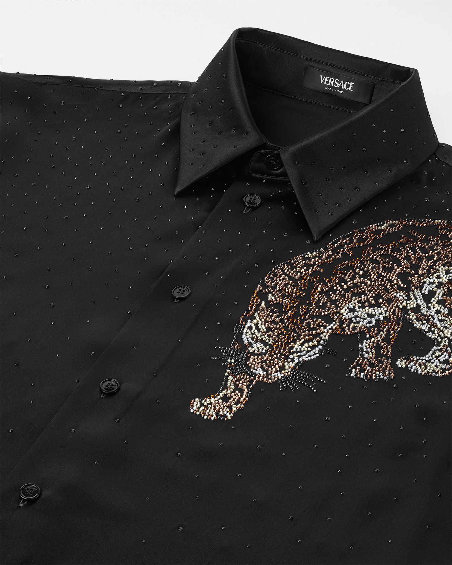 Crystal Versace Leopard Shirt