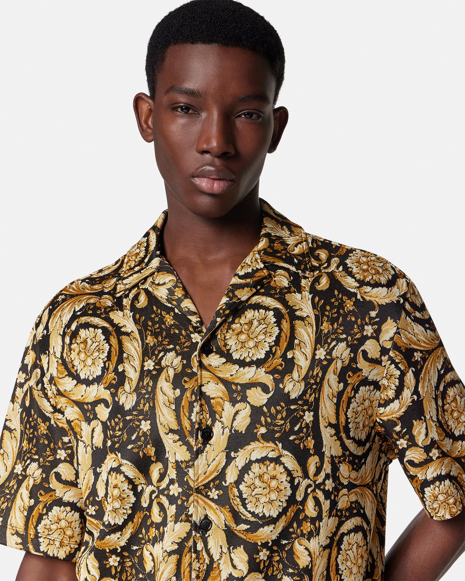 Barocco Jacquard Jersey Shirt