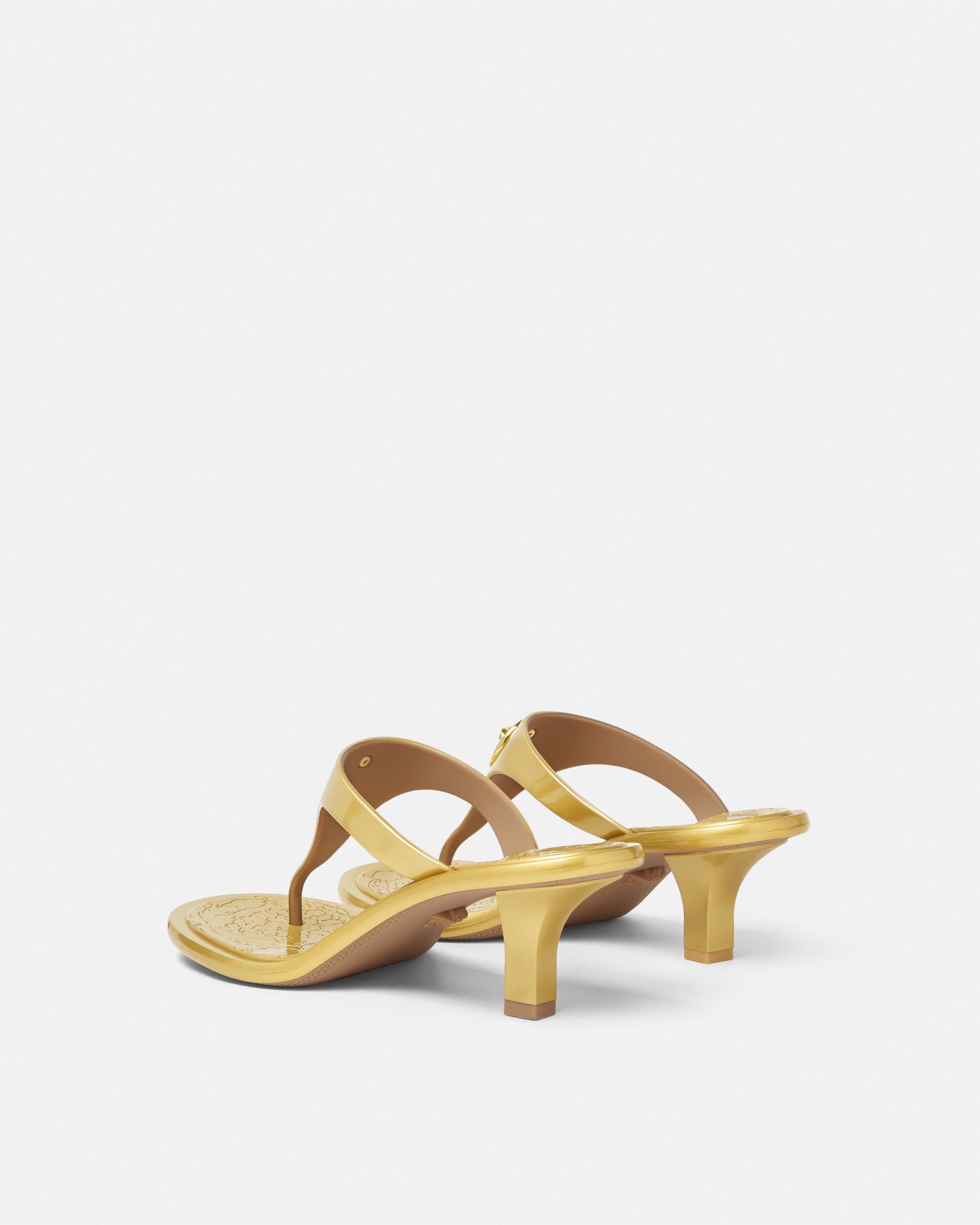 Alia Metallic Thong Sandals 55 mm