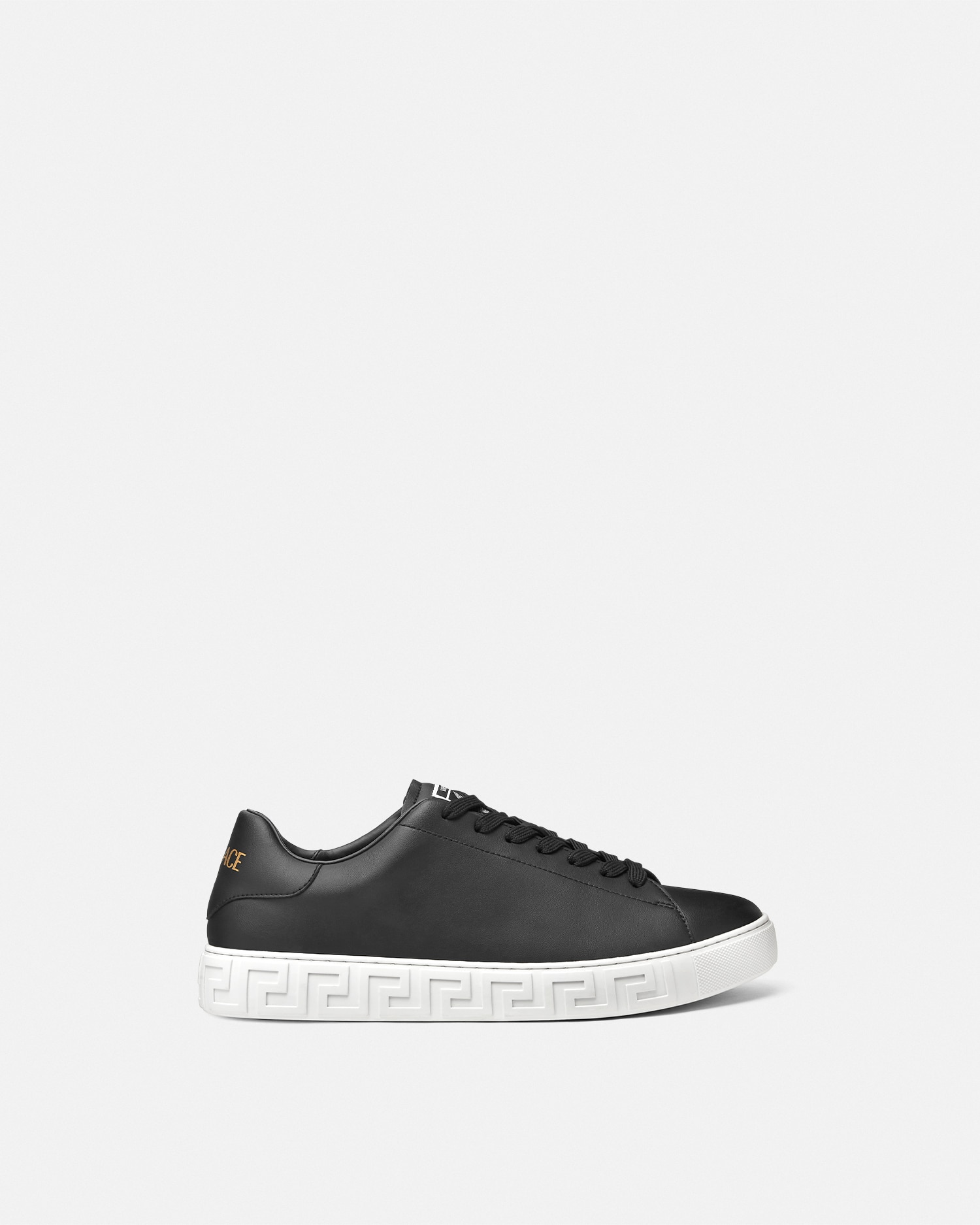 Versace Greca Sneakers In Black