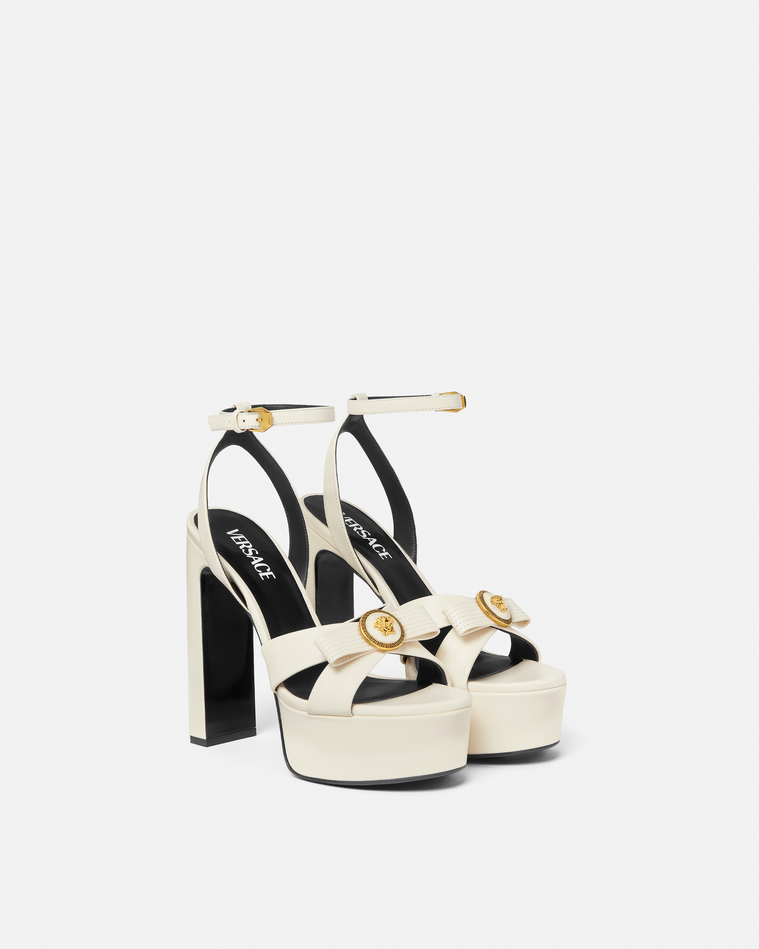 Gianni Ribbon Sandals 140 mm