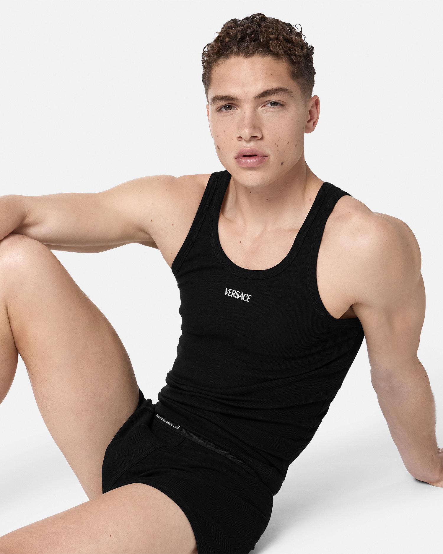 Cotton Ribbed Tank Top