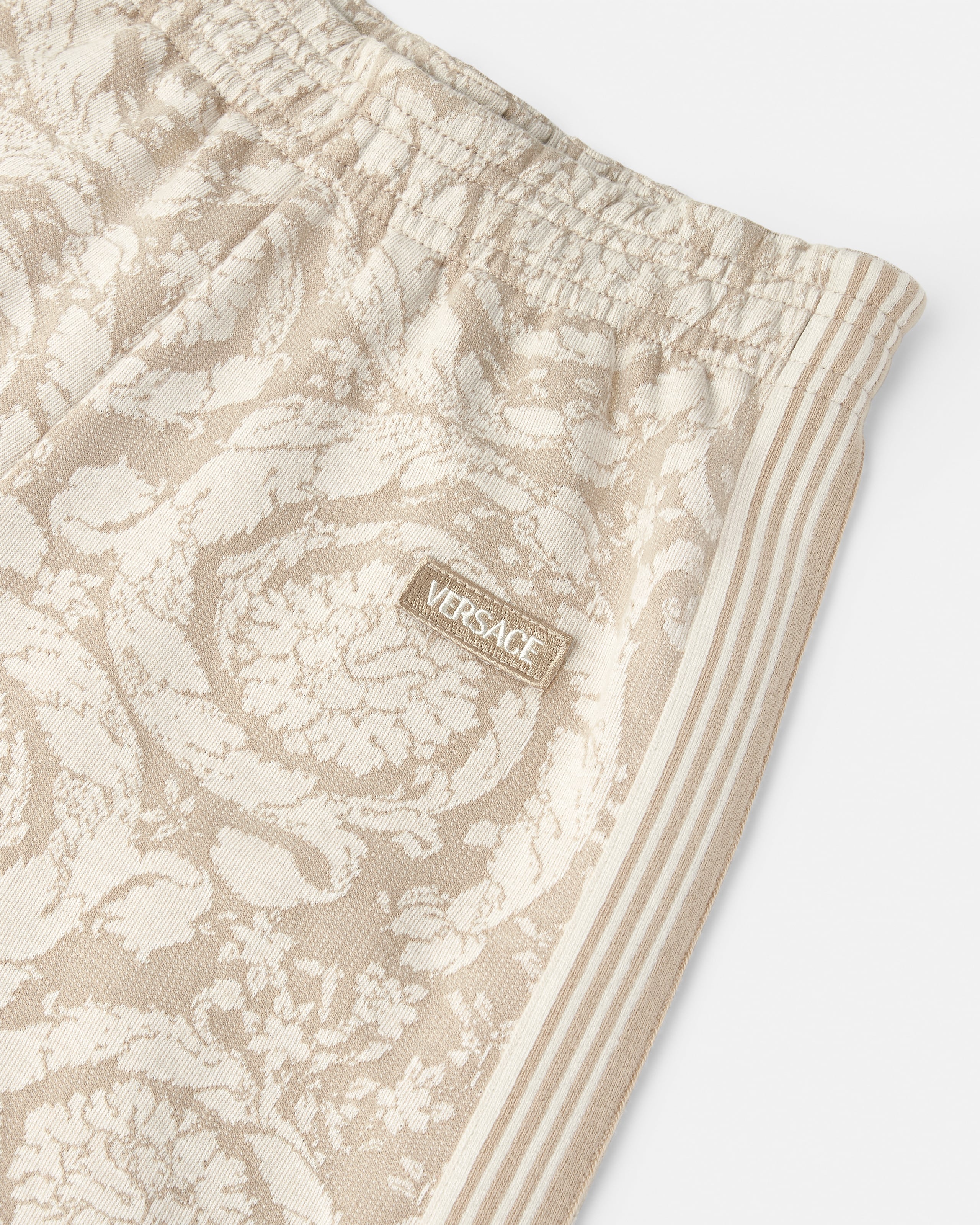 Kids Jacquard Cotton-Jersey Sweatpants