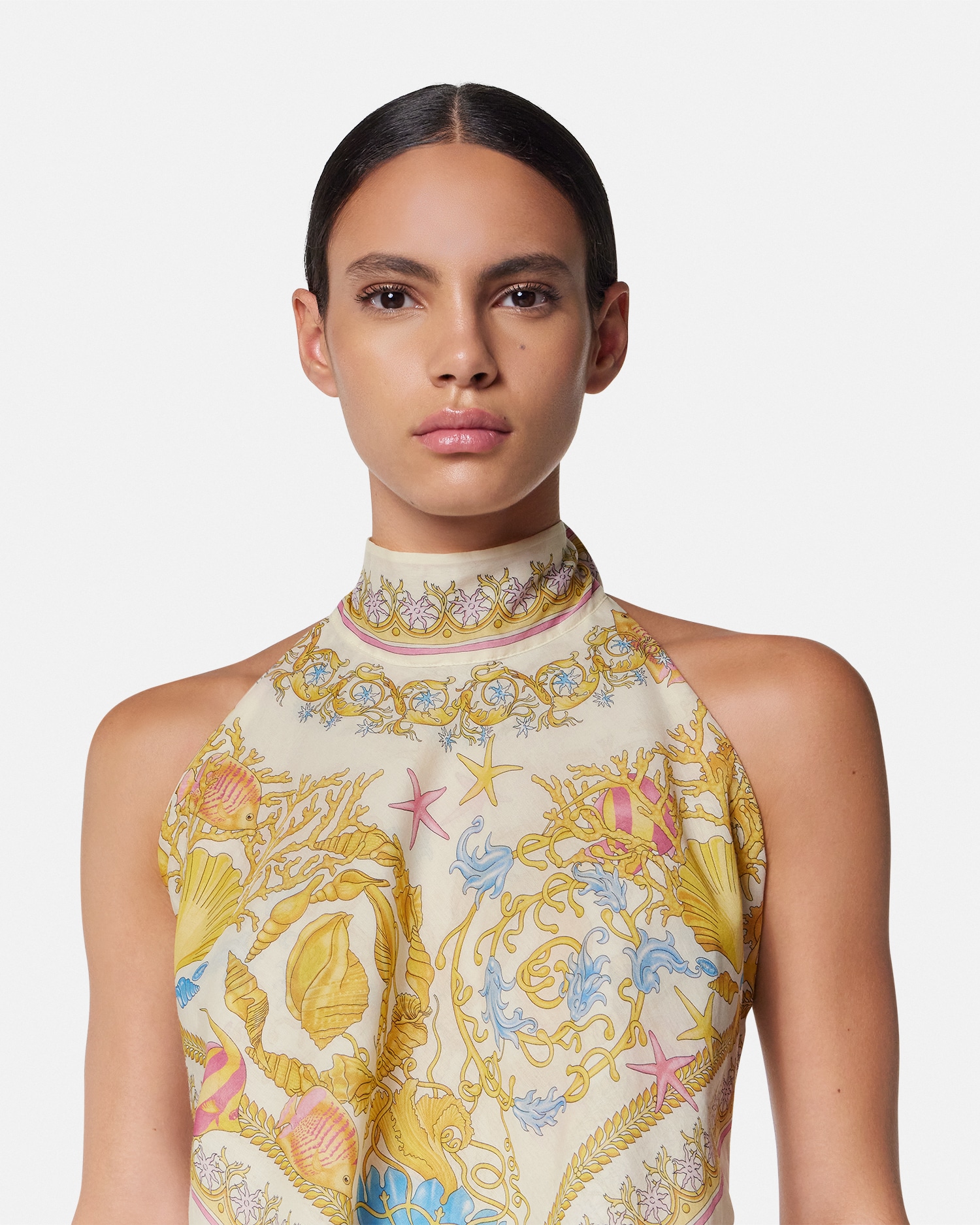 Underwater Barocco Cover-Up Foulard Top