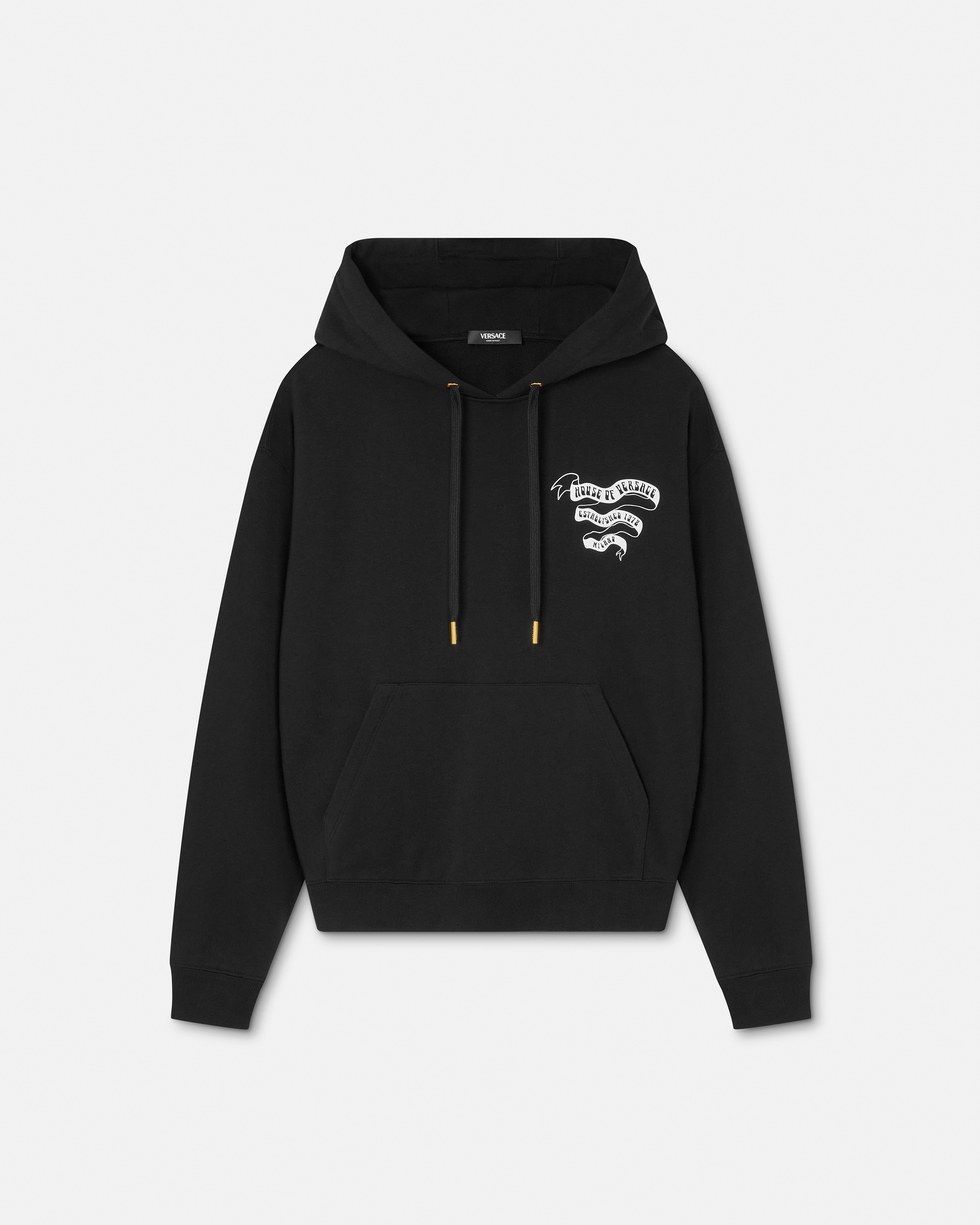 Printed Cotton-Jersey Hoodie