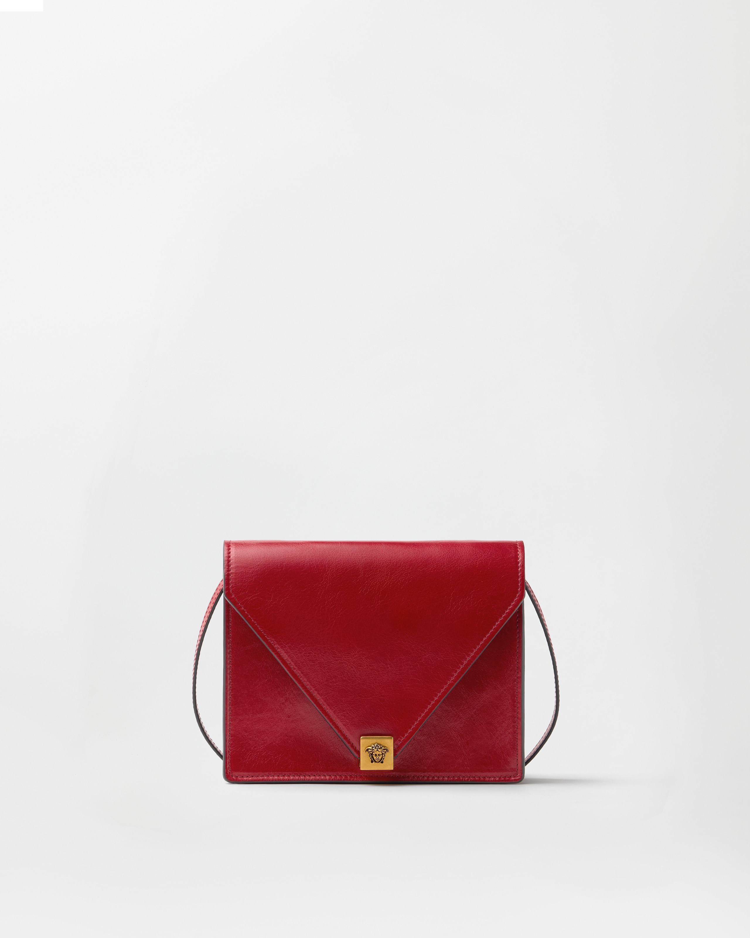 Versace Severine Leather Mini Bag In Red