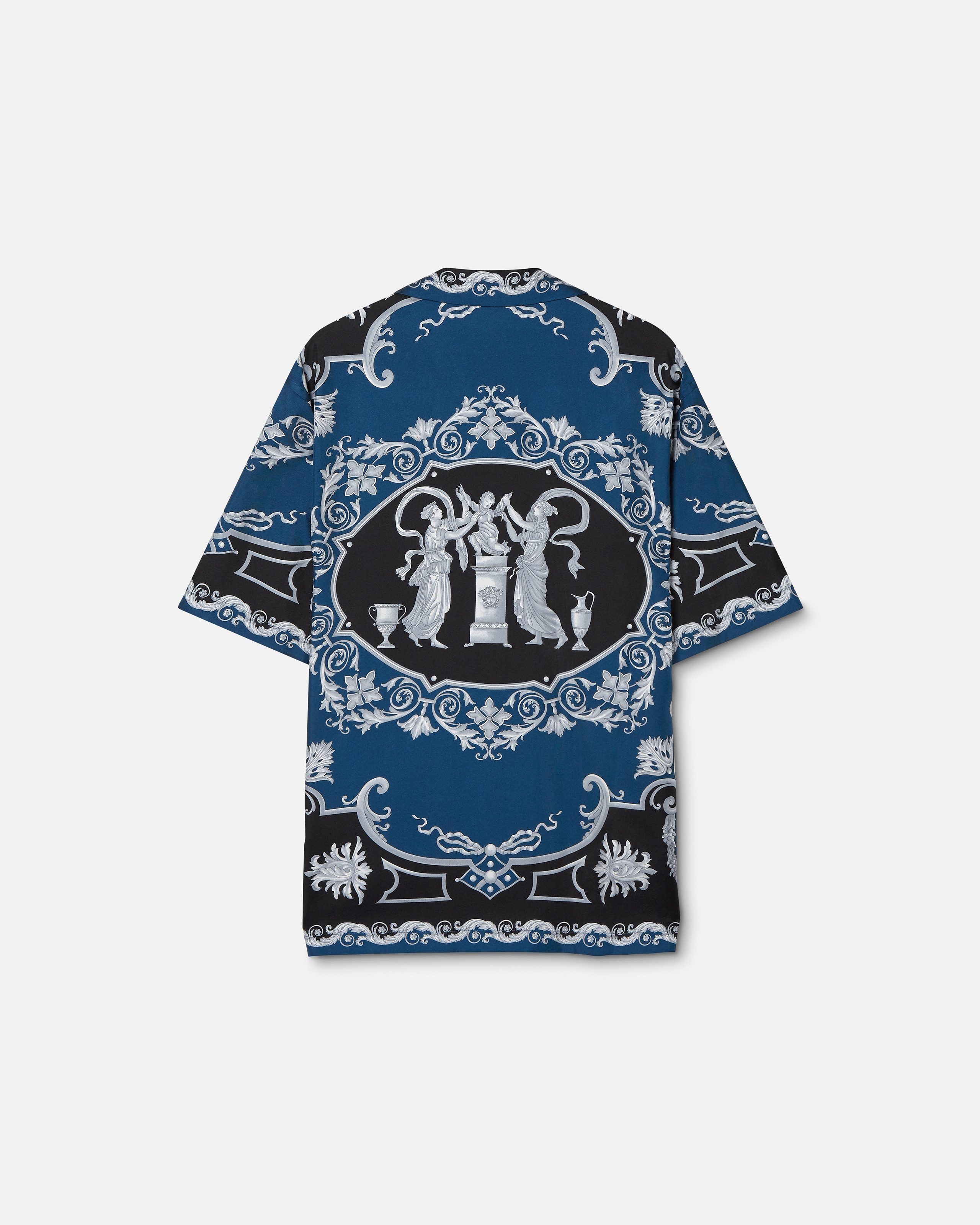 Printed Silk Twill Regular Shirt