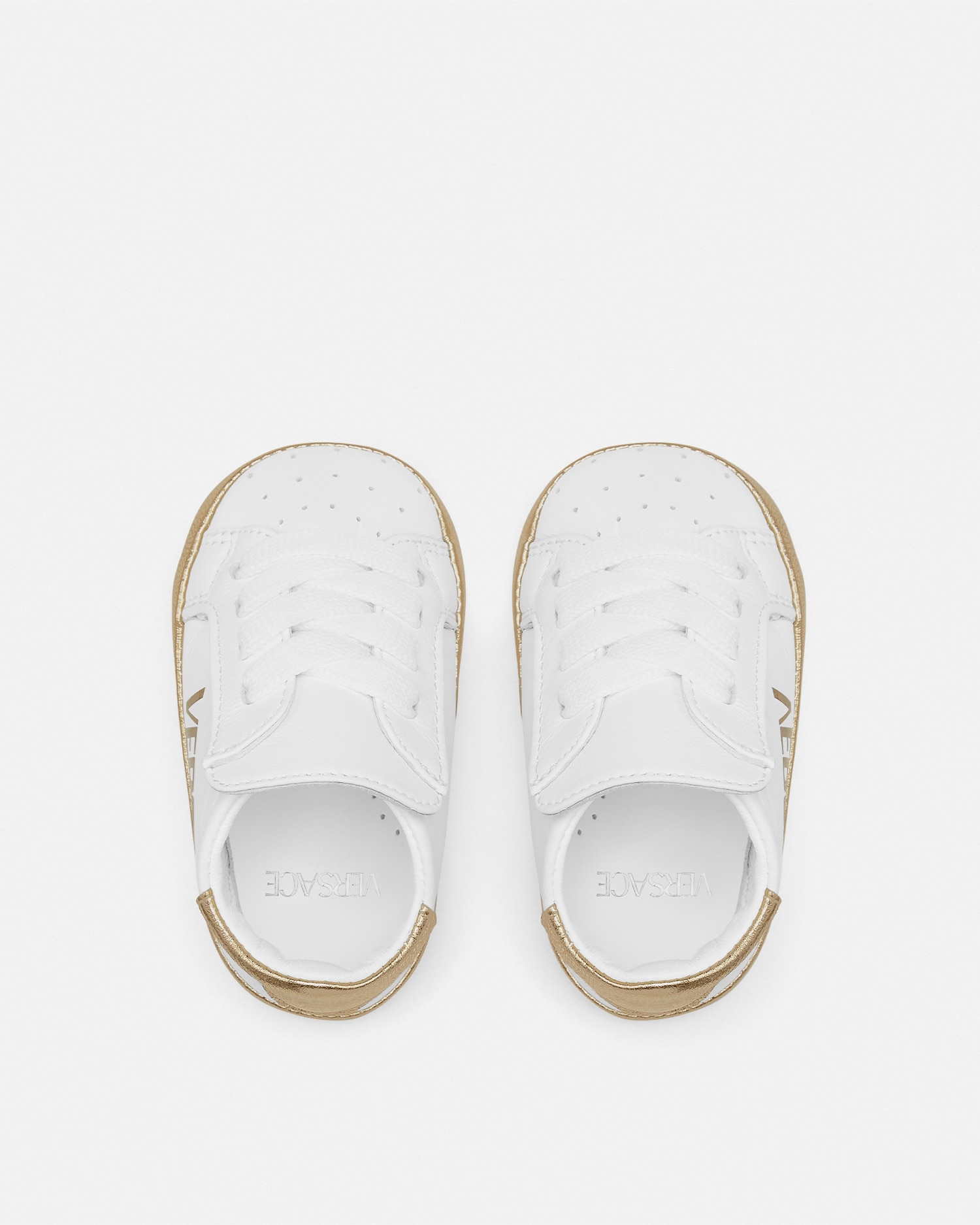 【関税込み】Free Bio Sneakers - Versace - Silk - White 90_E76VA3SK9-