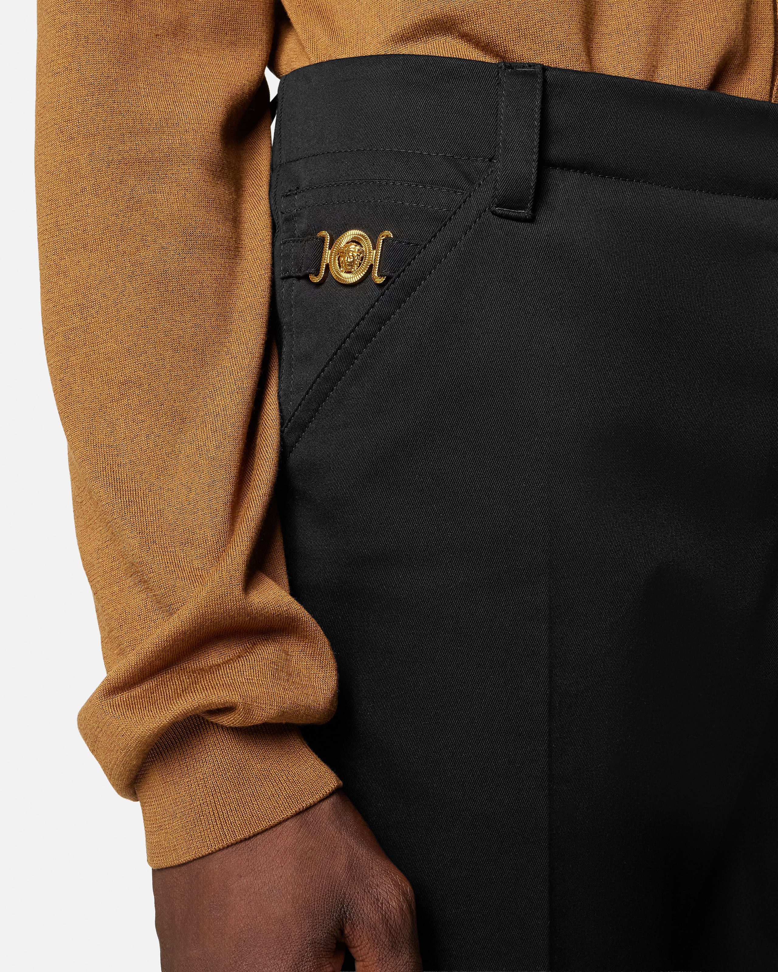 Cotton-Gabardine Chino Pants