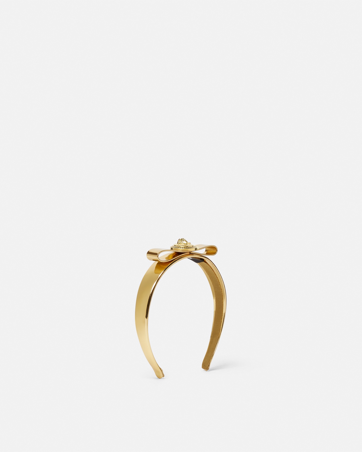Versace Serre-tête Métallisé Gianni Ribbon