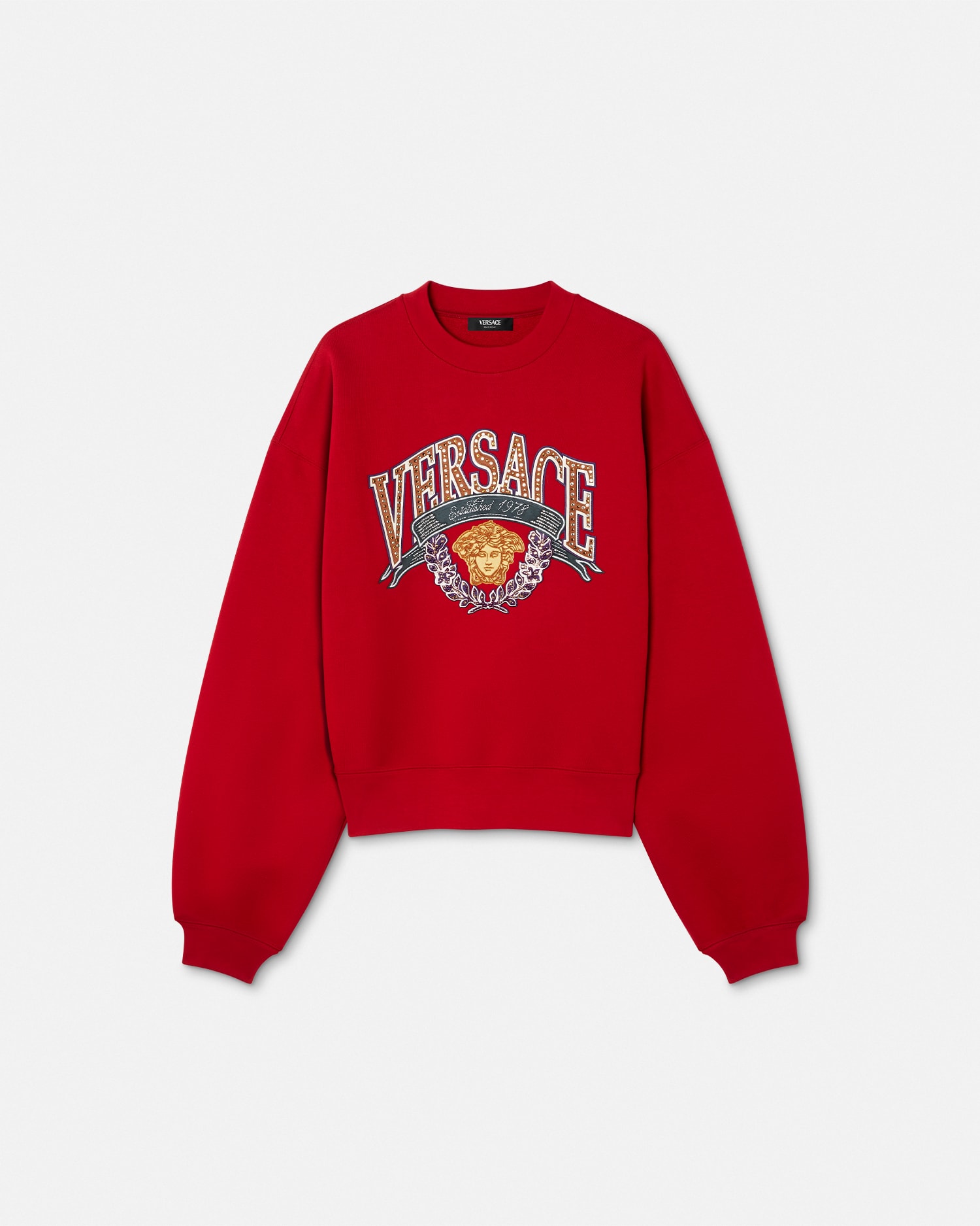 Crystal Medusa Varsity Sweatshirt