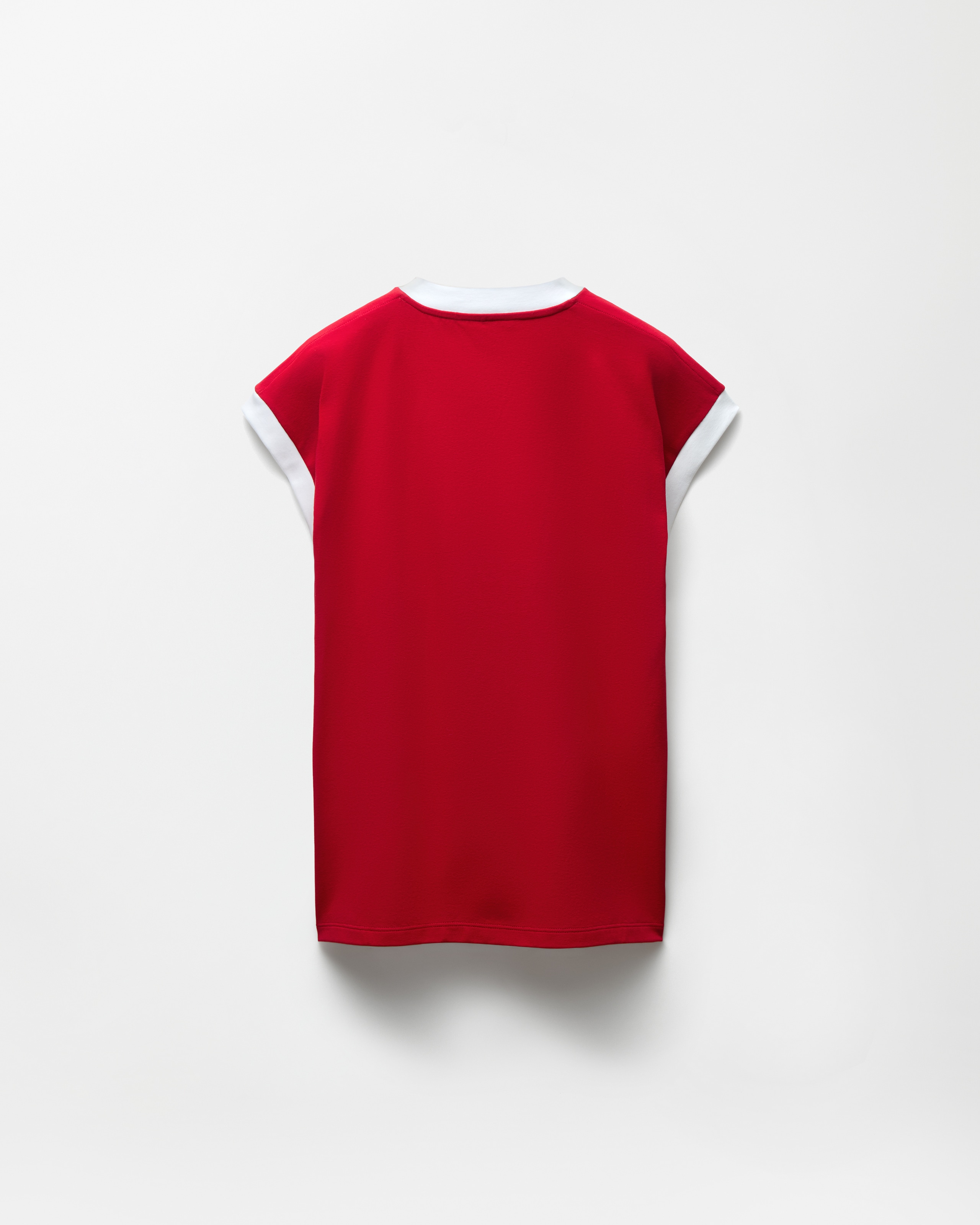 Stretch Cotton-Jersey Slim T-Shirt Red | VERSACE US